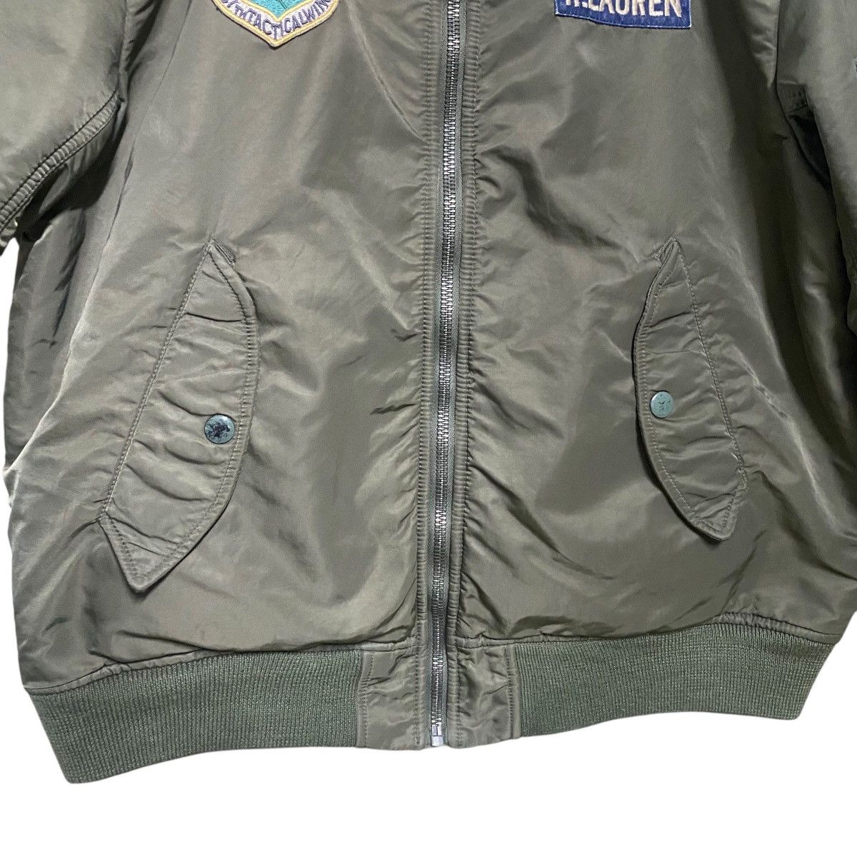 Polo Ralph Lauren Vintage Polo Ralph Lauren MA-1 Flight Jacket Reversible Size US XL / EU 56 / 4 - 10 Thumbnail