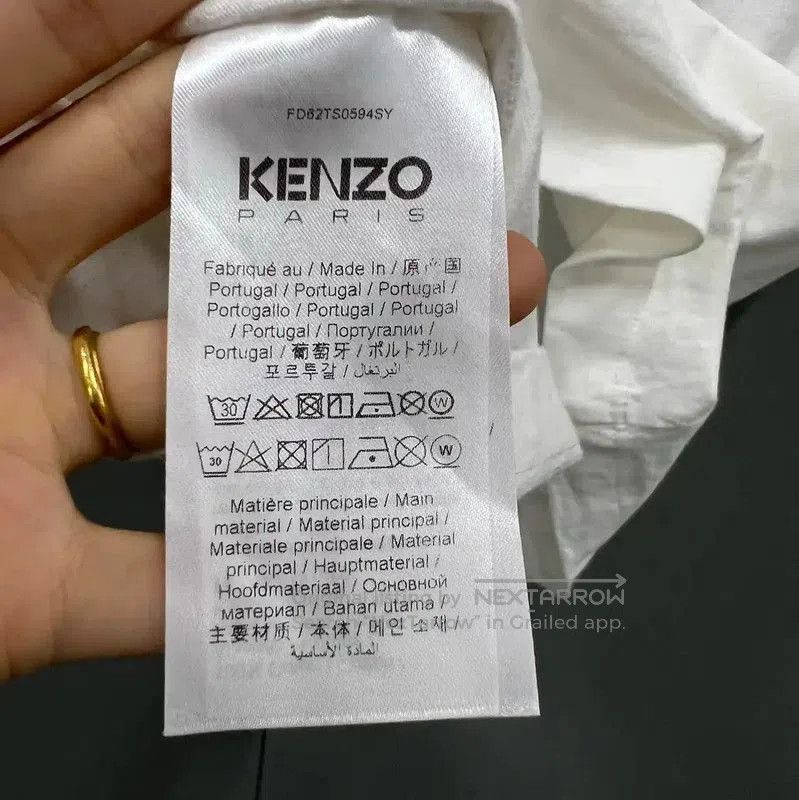 Kenzo KENZO White Cotton Short Sleeve T-Shirt . Size XS / US 0-2 / IT 36-38 - 4 Thumbnail