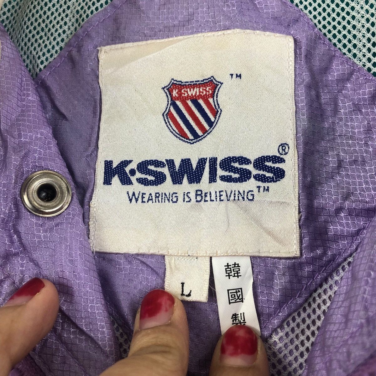 K-Swiss Vintage K-SWISS JAPAN INC Ski Trainer Jacket Size US L / EU 52-54 / 3 - 4 Thumbnail