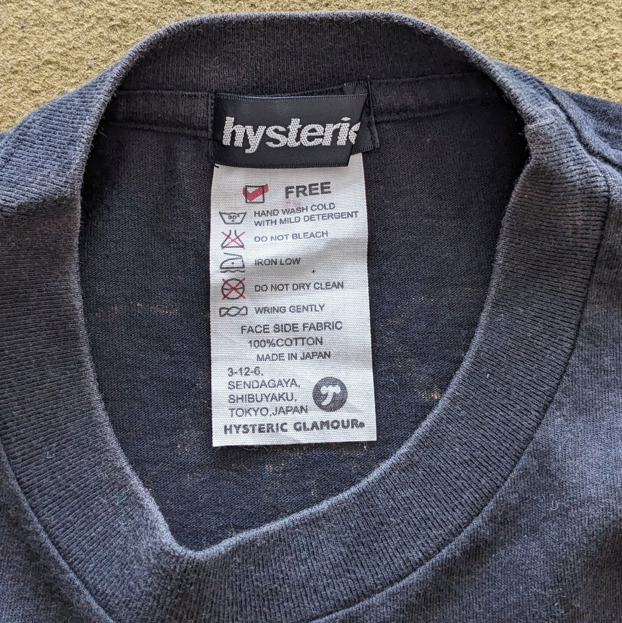 Hysteric Glamour Vintage HYSTERIC GLAMOUR Japanese Brand T-shirt Size US XS / EU 42 / 0 - 7 Thumbnail