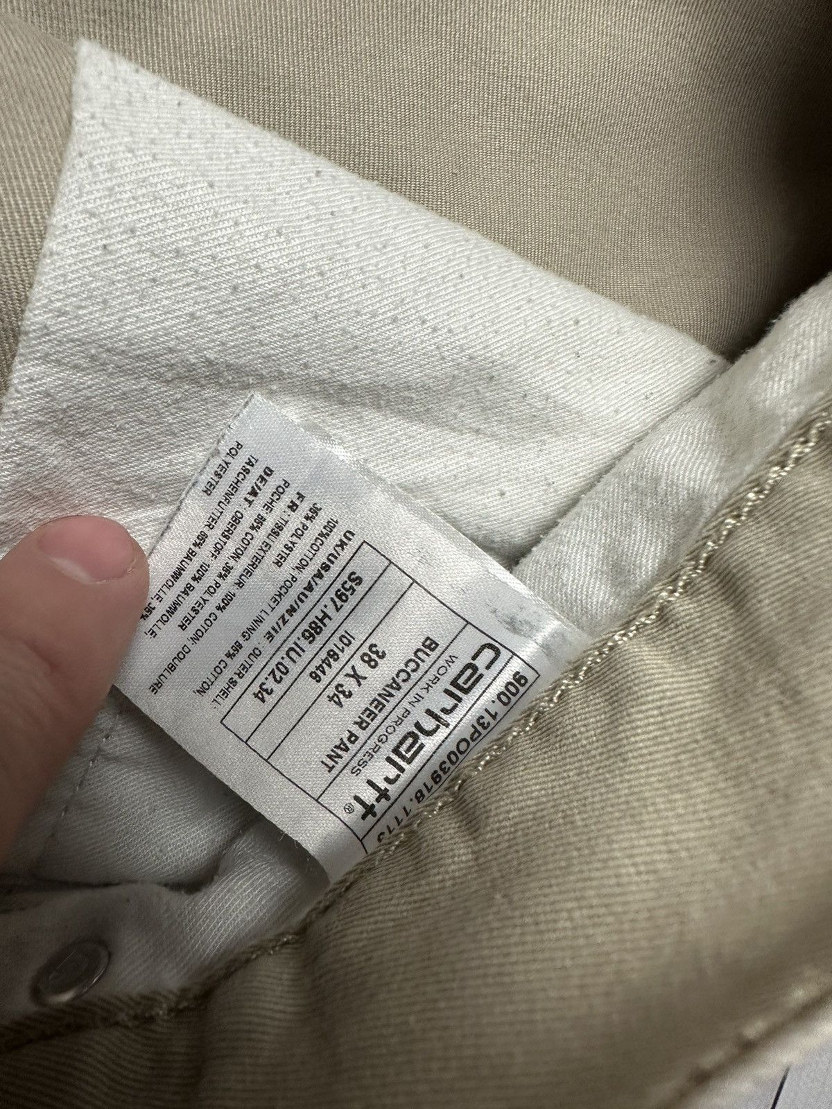 Carhartt × Carhartt Wip × Vintage Vintage Carhartt Wip denim pants size 38 logo Size US 38 / EU 54 - 8 Thumbnail