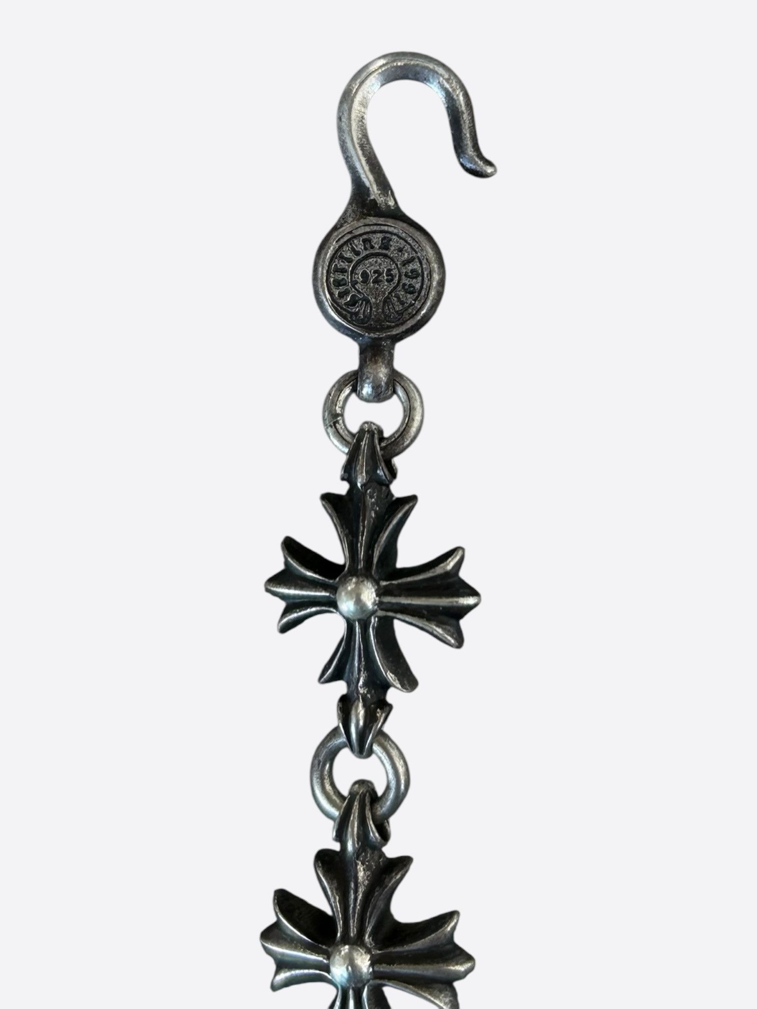 Chrome Hearts Chrome Hearts Silver Cut Out Cross Plus Bracelet Size ONE SIZE - 3 Thumbnail