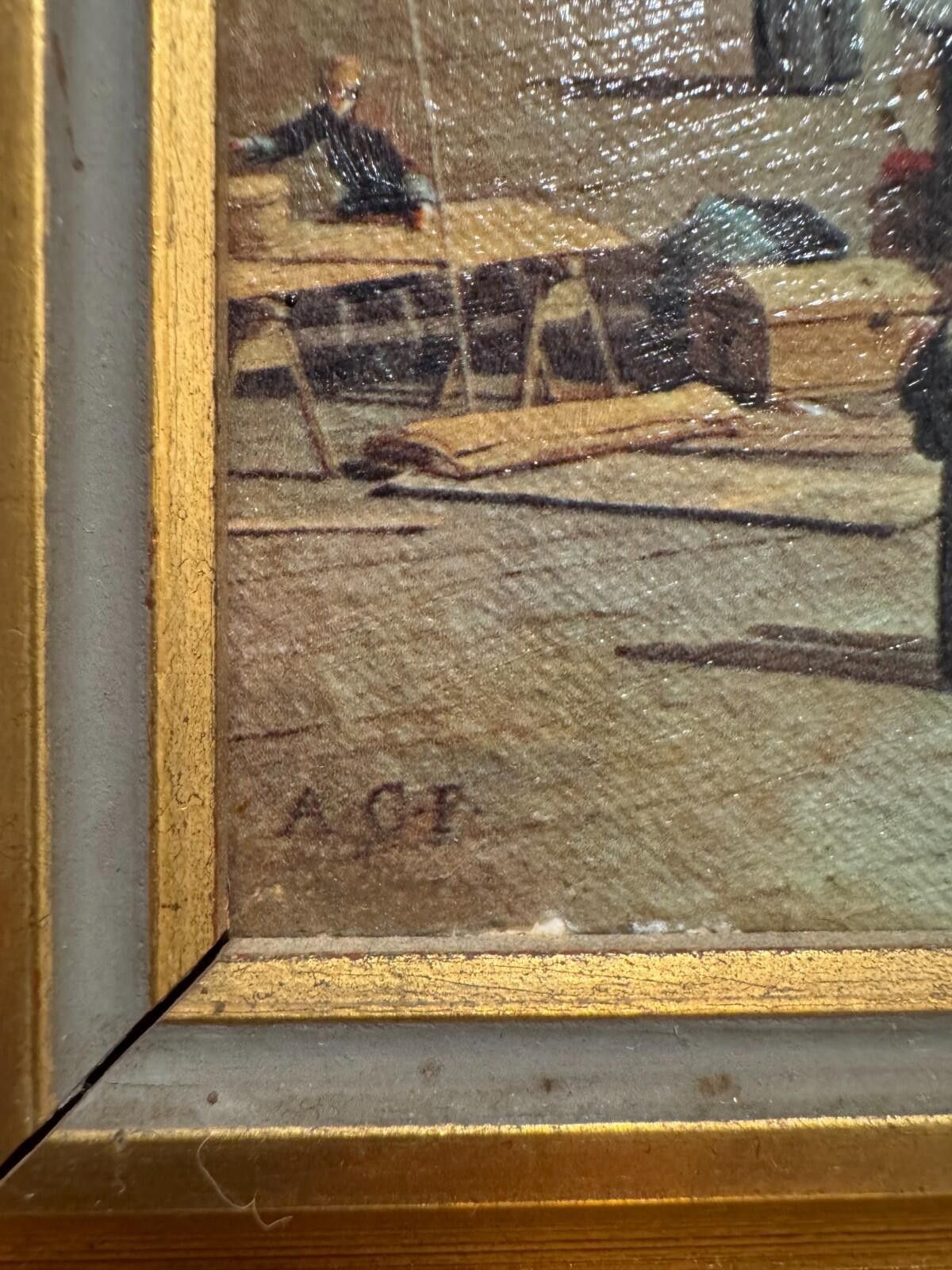Other Vintage Framed Canaletto Reproduction Print Piazza San Marco Size ONE SIZE - 7 Thumbnail