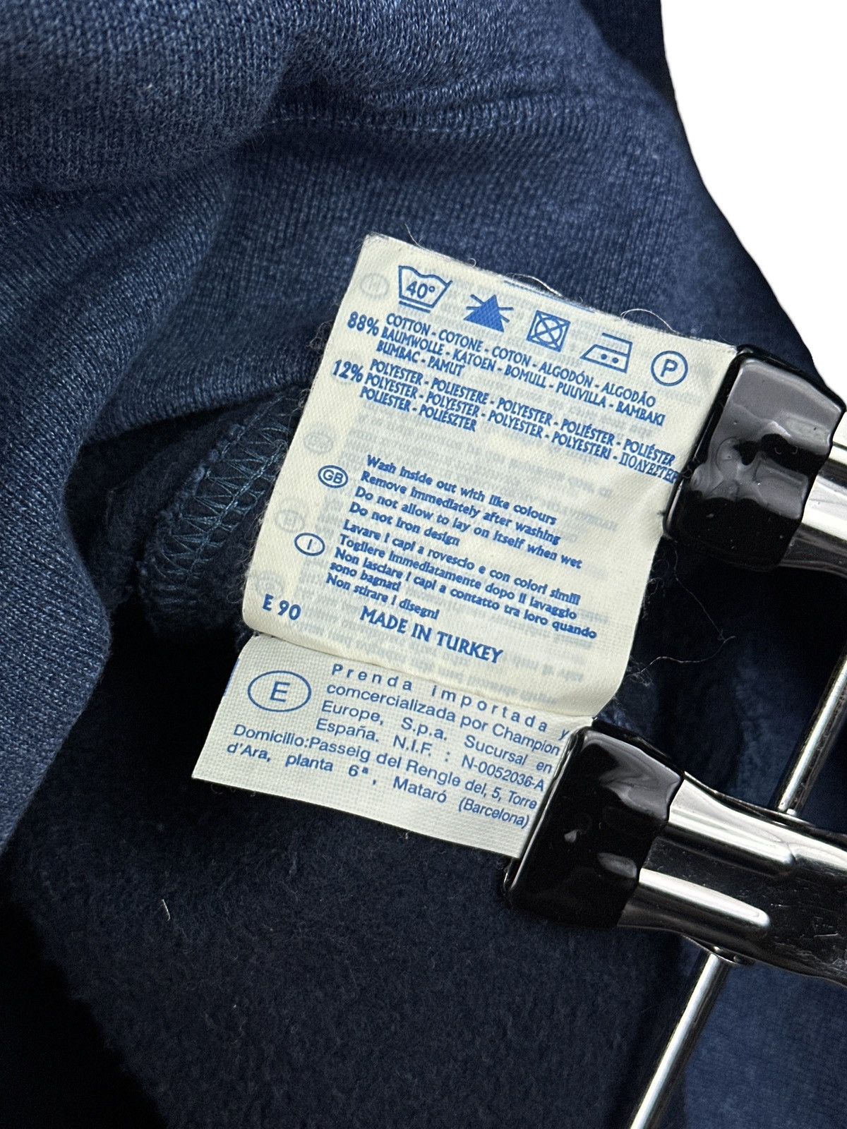 Champion Vintage Champion Big Logo Men’s Hoodie Blue Size US L / EU 52-54 / 3 - 8 Thumbnail