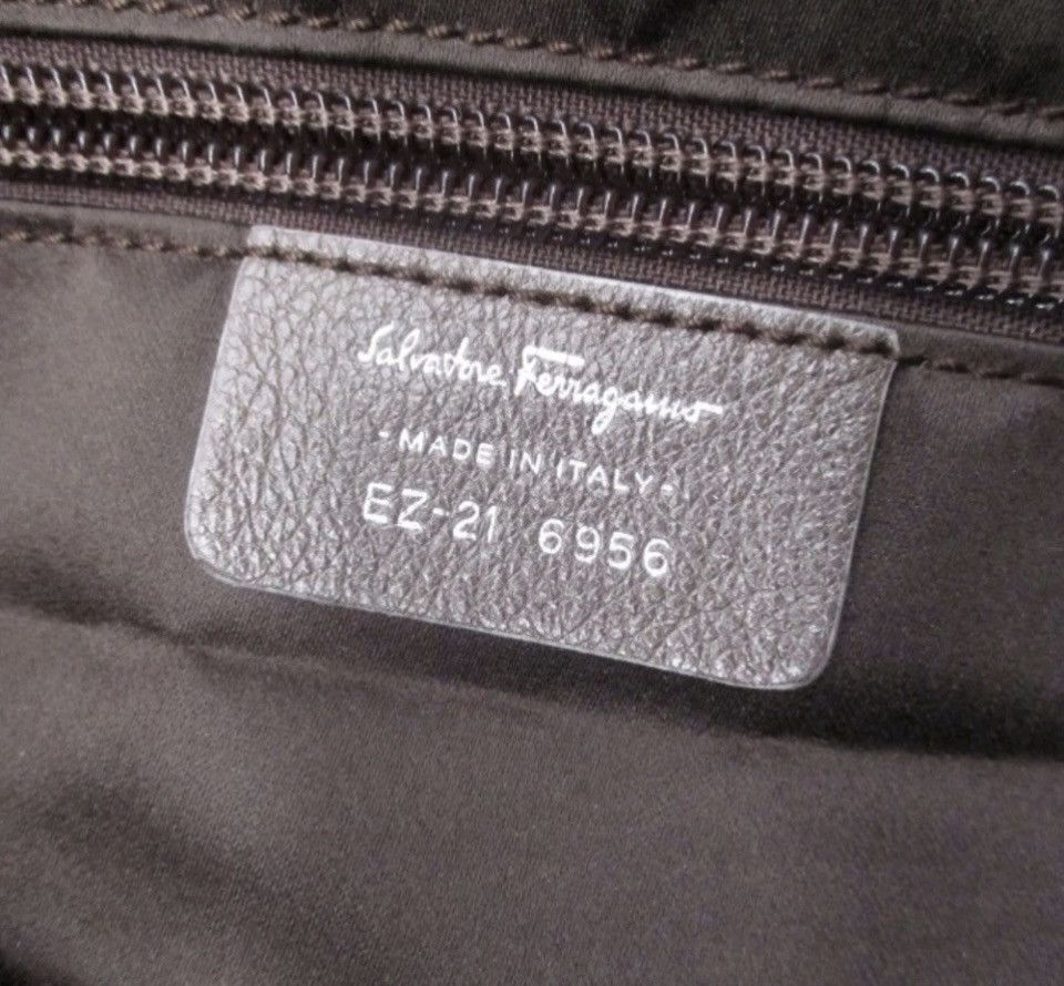 Salvatore Ferragamo Salvatore Ferragamo 'Balena' Genuine Fur/Knit/Leath Hobo Bag Size ONE SIZE - 10 Thumbnail