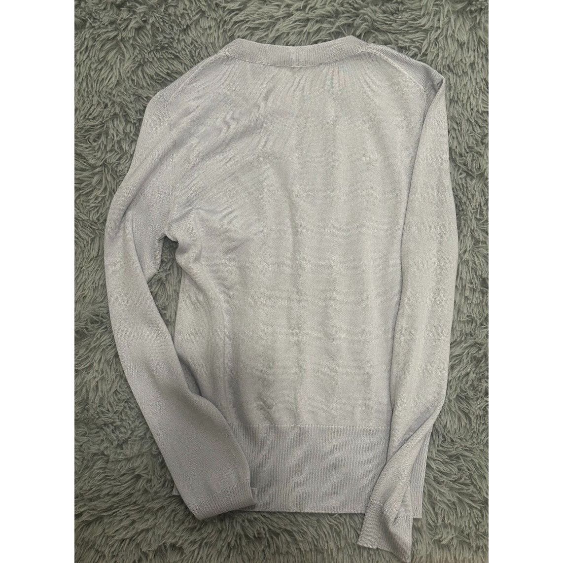 Dior Christian Dior Womens Cashmere Wool Blend Light Blue Sweater Size XXS / US 00 / IT 34 - 2 Thumbnail
