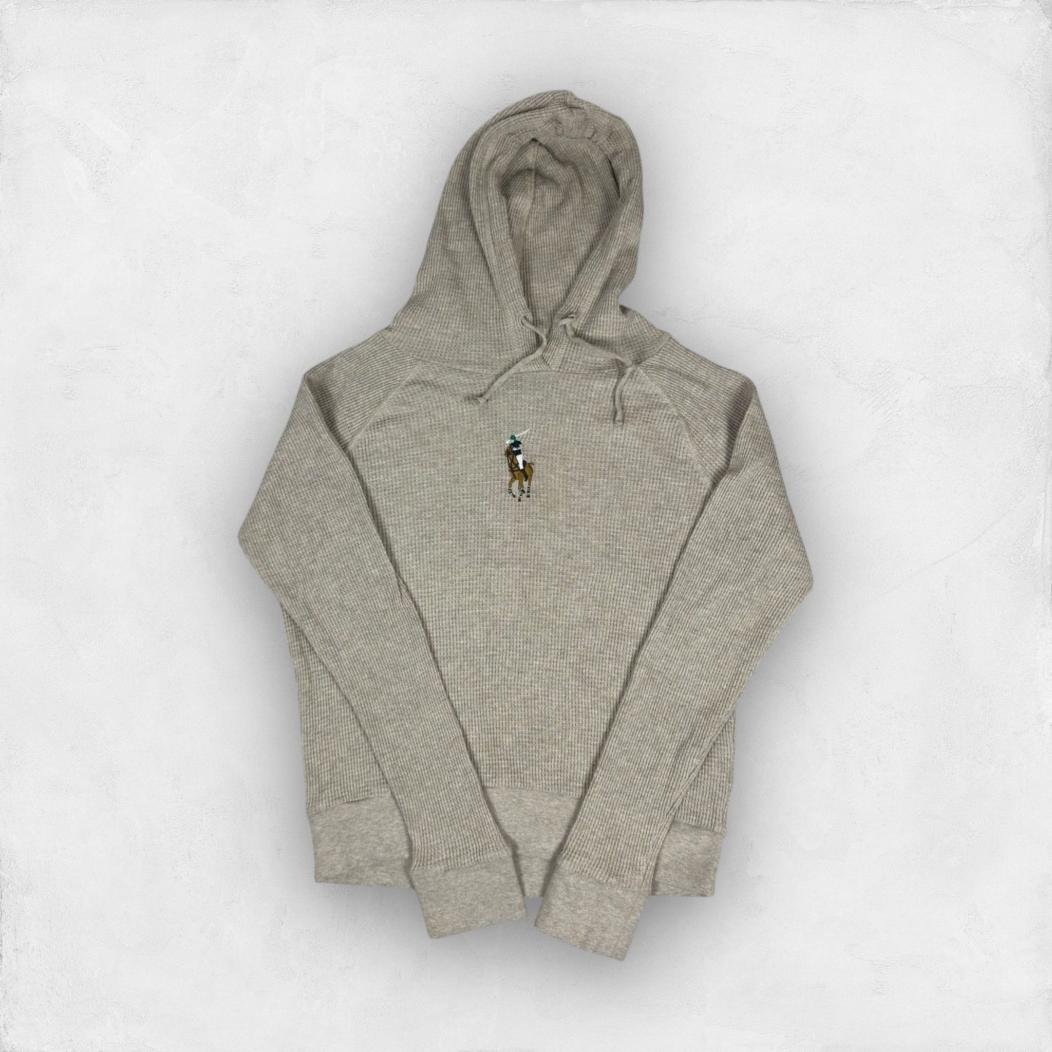 Polo Ralph Lauren Polo Ralph Lauren Womens Beige Cotton Pony Logo Hoodie Large Size L / US 10 / IT 46 - 1 Thumbnail
