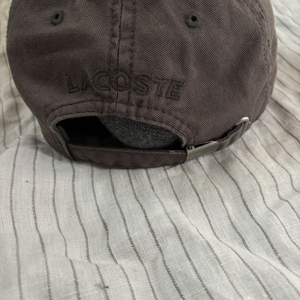 Lacoste Lacoste cap grey one size streetwear rare Size ONE SIZE - 5 Thumbnail