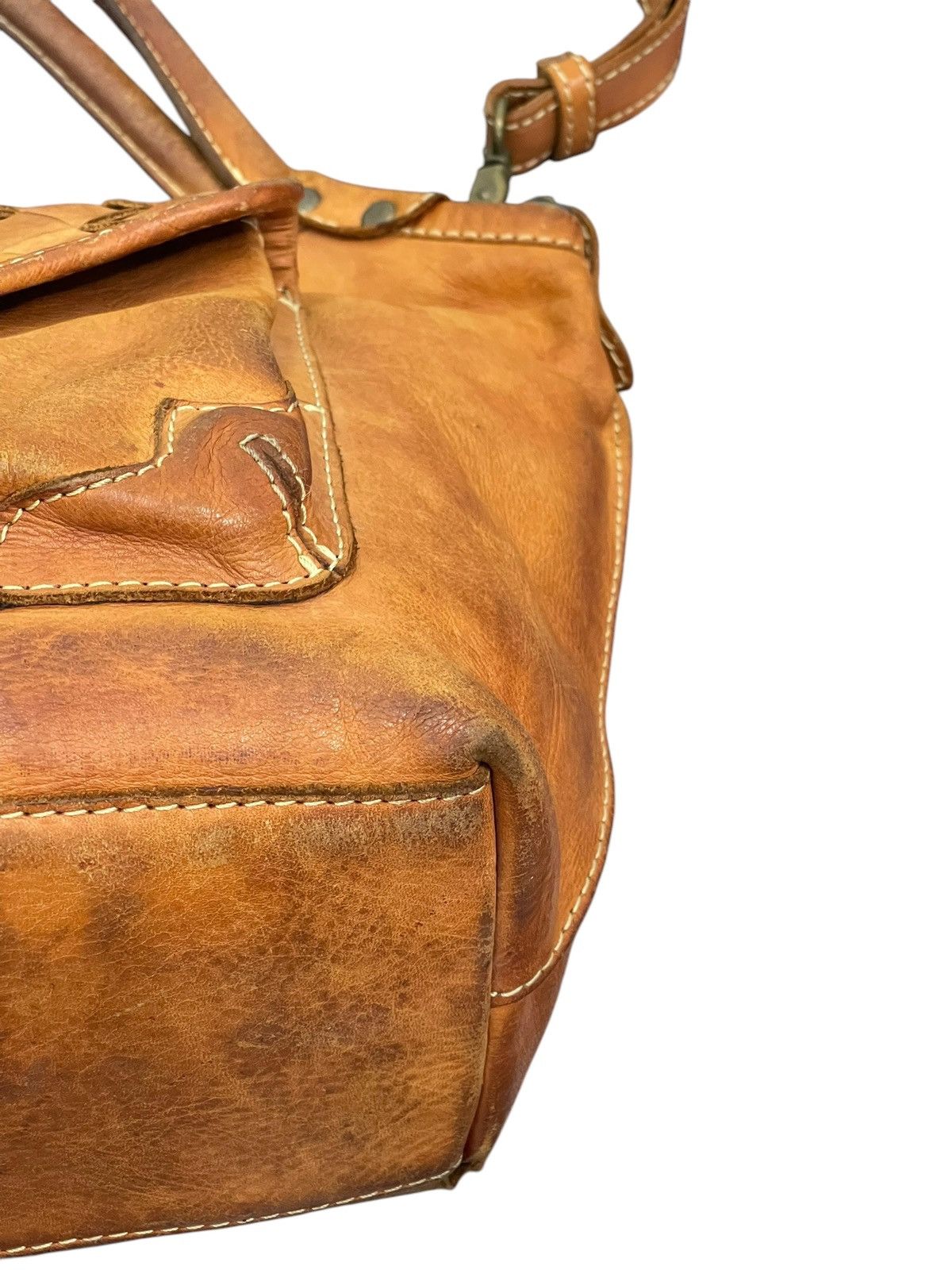 Genuine Leather Full Leather Patina Peaks Peak Japan Tote Shoulder Bag 1🟩6 Size ONE SIZE - 10 Thumbnail