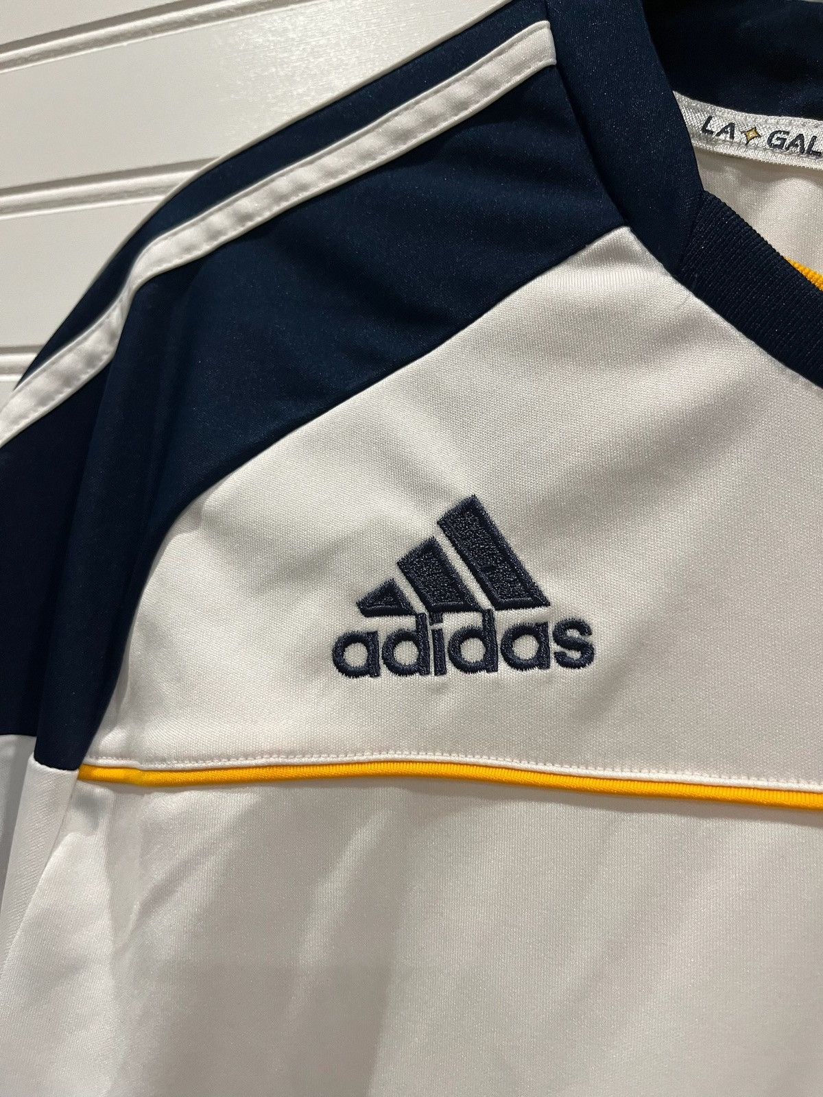 Adidas LA Galaxy Herbalife Soccer Jersey MLS Football White Gold, L Size US L / EU 52-54 / 3 - 5 Thumbnail