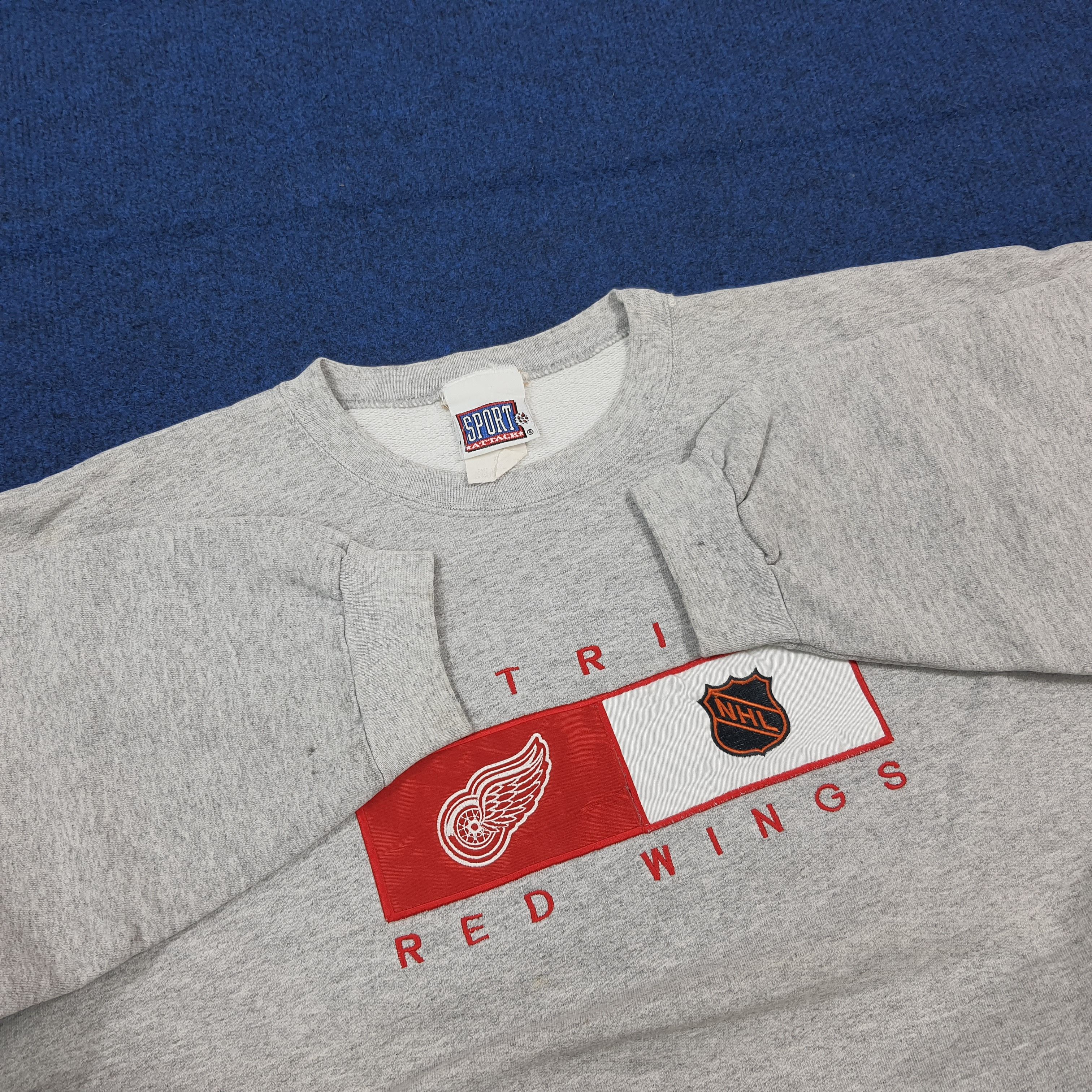 NHL Vintage Detroit Red Wings Hockey League Sweatshirt C291N1 Size US XL / EU 56 / 4 - 5 Thumbnail