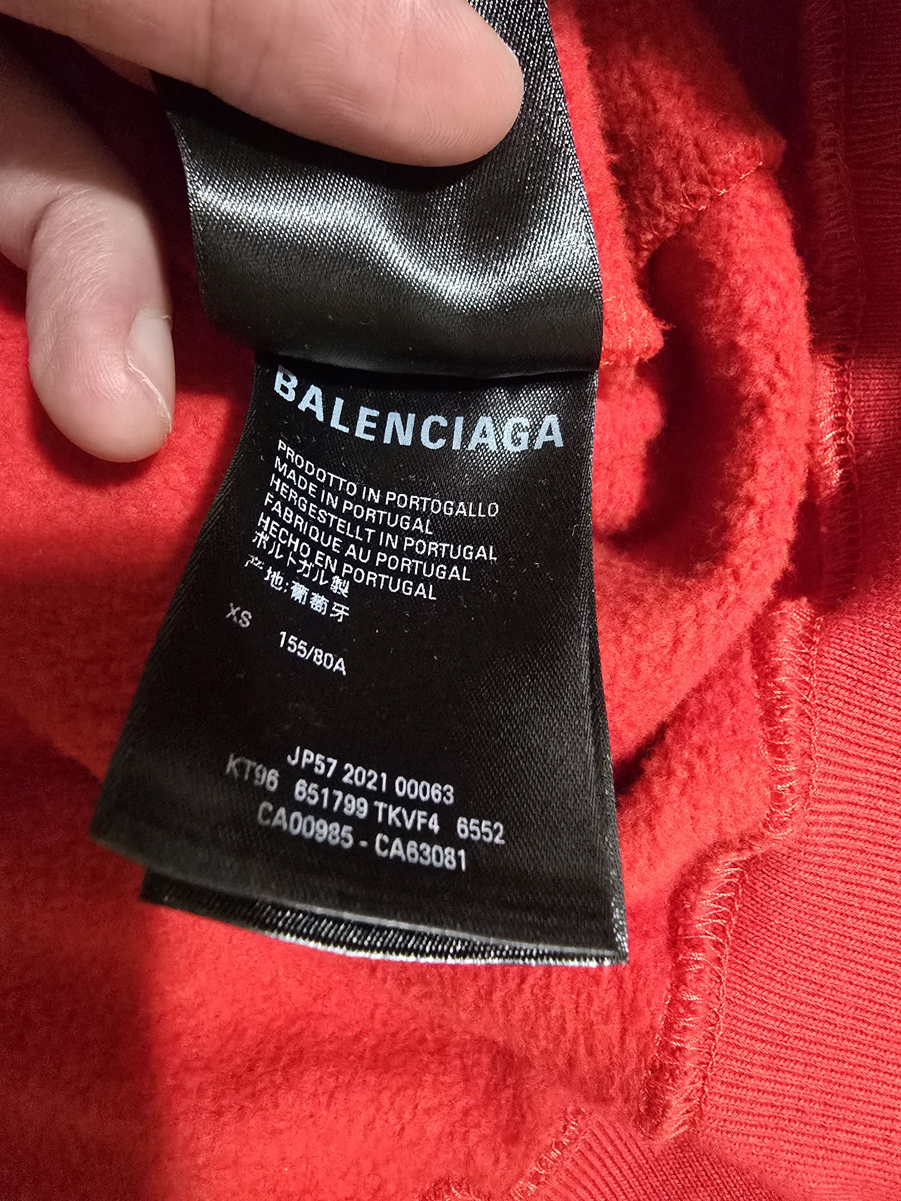 Balenciaga Balenciaga red ps5 hoodie Size US XS / EU 42 / 0 - 6 Thumbnail