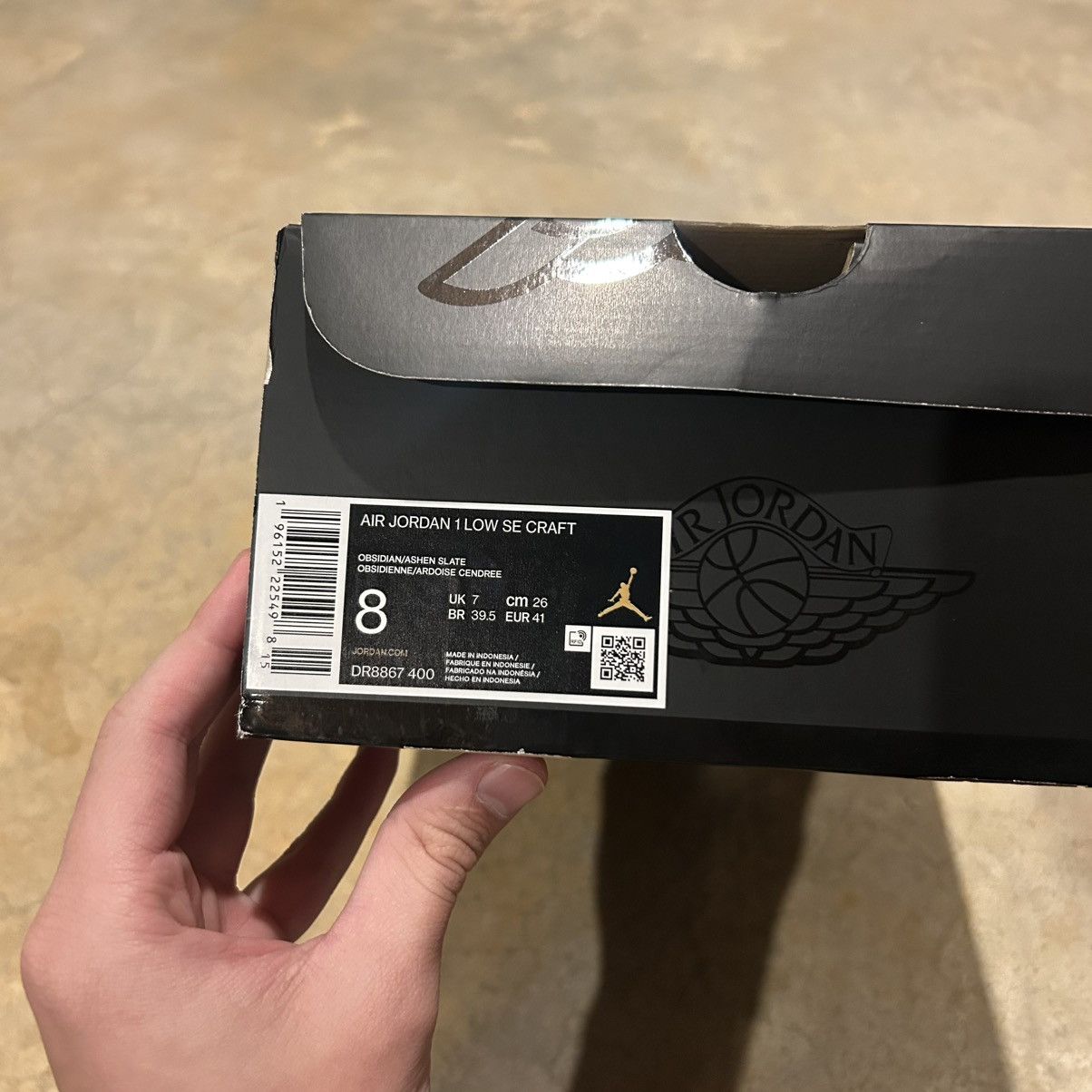 Jordan Brand × Nike Air Jordan 1 Low SE Craft Obsidian Blue 2022 US 8 Size US 8 / EU 41 - 15 Thumbnail