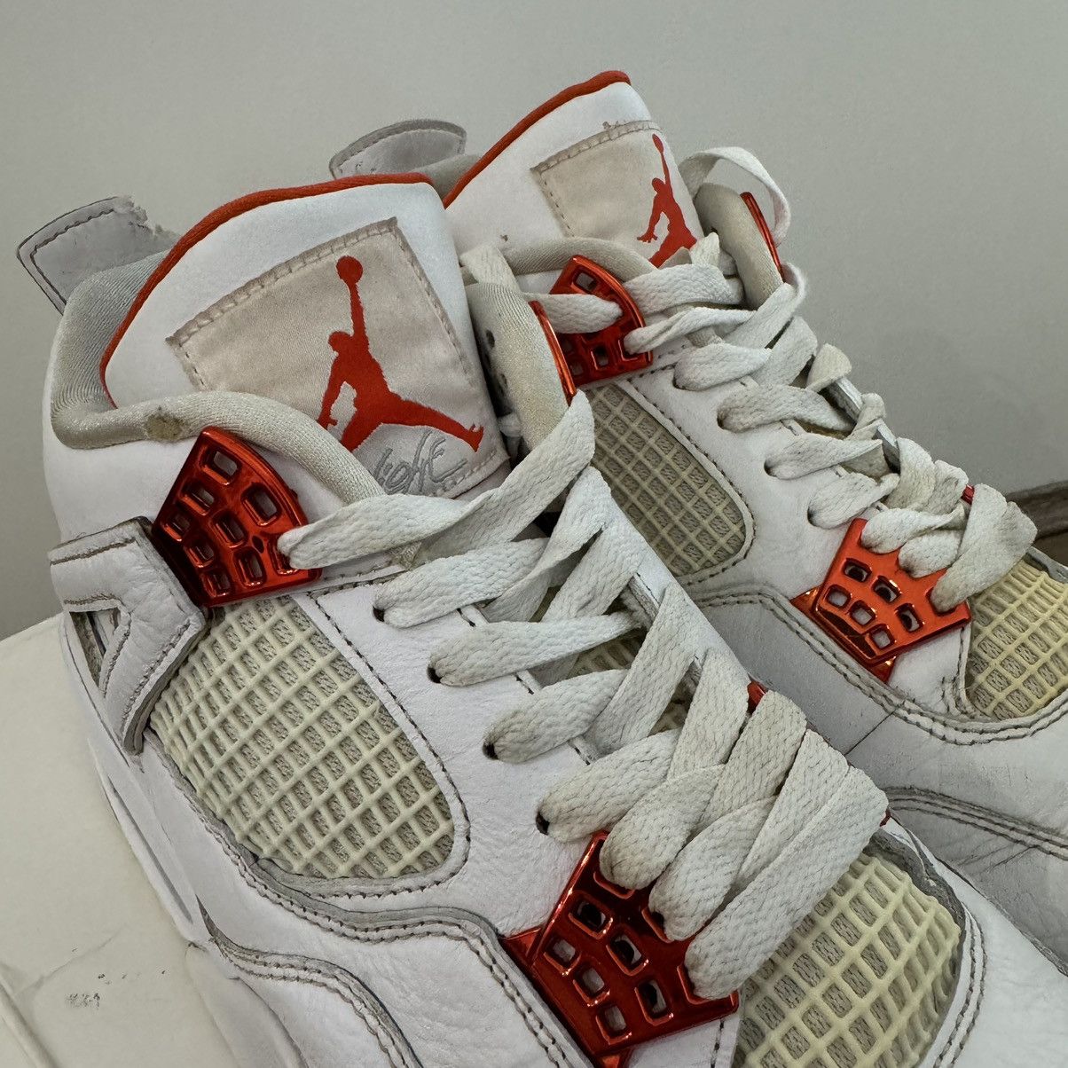 Jordan Brand Jordan 4 Retro Metallic Orange Size US 10 / EU 43 - 6 Thumbnail