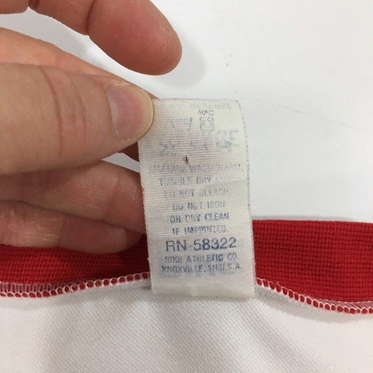 Other Vtg Bike White V Neck Red RINGER Jersey Streetwear T Shirt Size US XXL / EU 58 / 5 - 3 Thumbnail