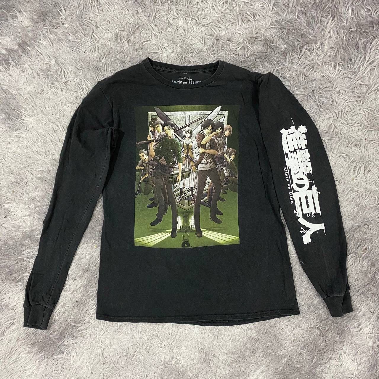 Anime Anime attack on titan longsleeve Size US S / EU 44-46 / 1 - 1 Thumbnail