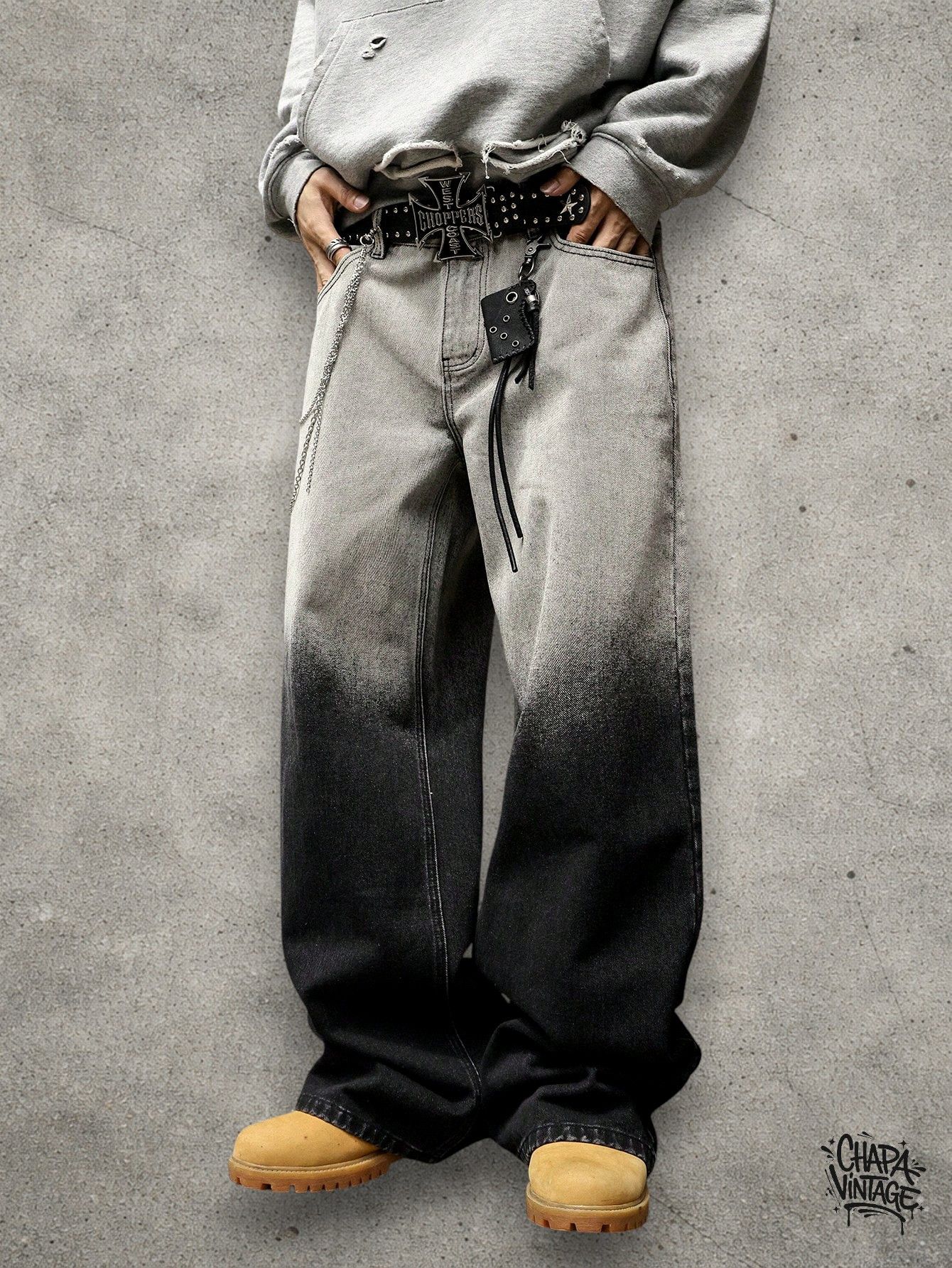 Japanese Brand Gradient washed jeans Size US 32 / EU 48 - 2 Thumbnail