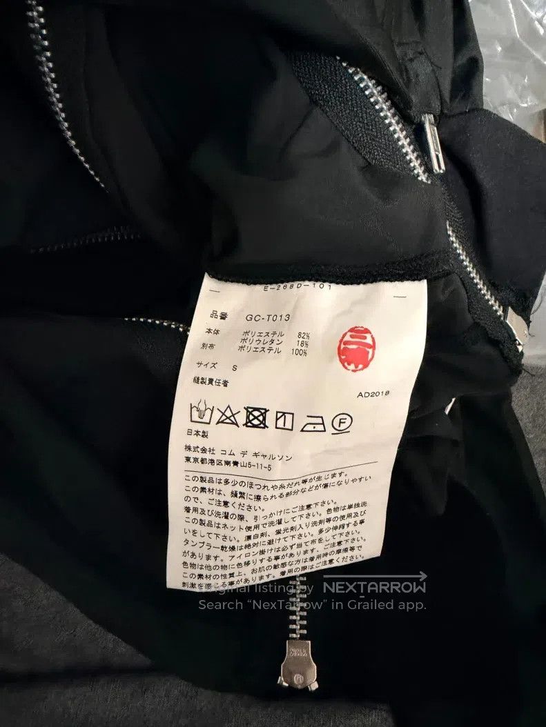 Comme Des Garcons Zippered Deconstructed Shirt