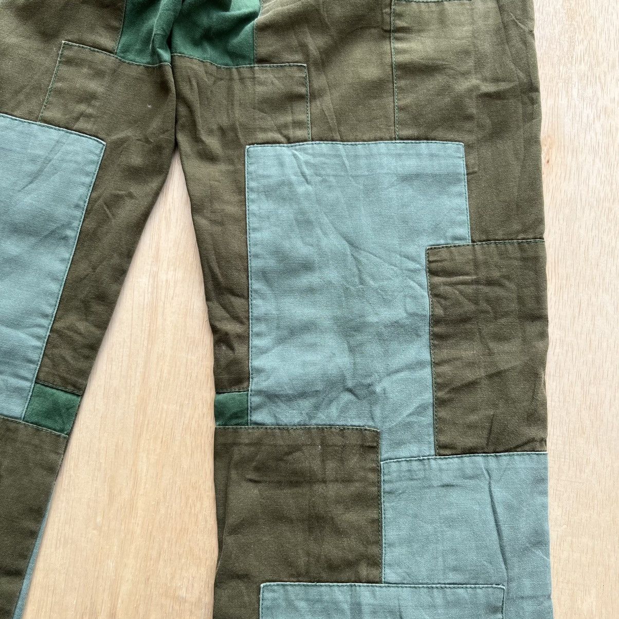 Japanese Brand LES VIS a BOIS VINTAGE PATCH WORK LIKE JUNYA WATANABE Size US 29 - 12 Thumbnail