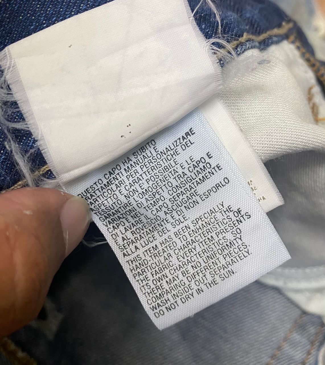 Replay 💥BEST OFFER💥VINTAGE REPLAY WORK DISTRESSED DENIM Size US 31 - 11 Thumbnail