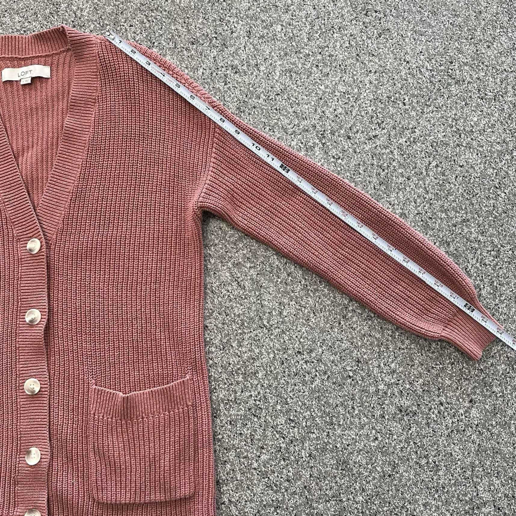 Loft Loft Cardigan Sweater Womens S Button Up Front Knit Red Size S / US 4 / IT 40 - 6 Thumbnail