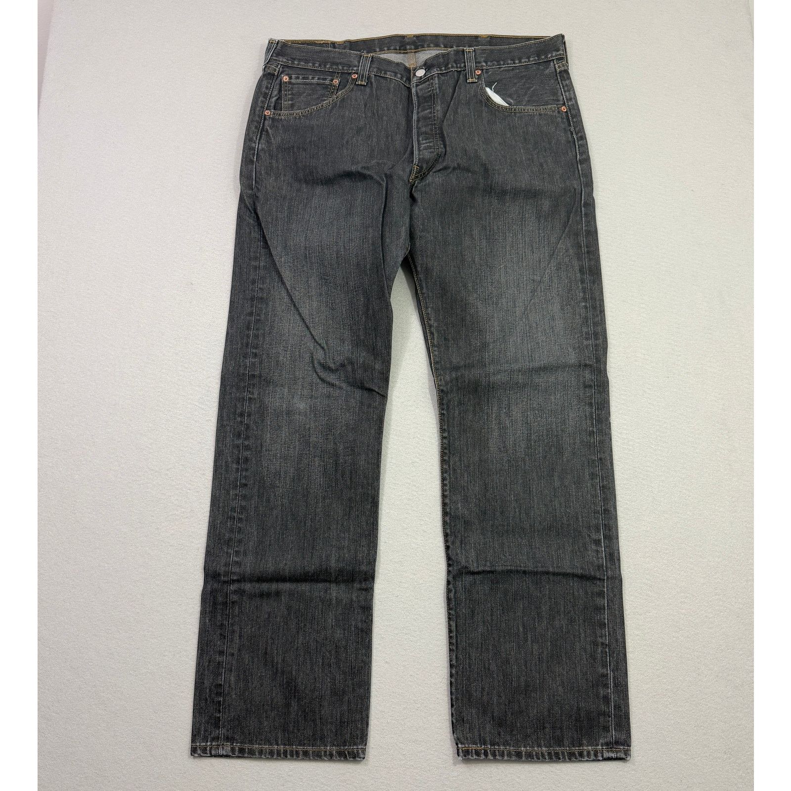 Levi's Vintage Levis 501xx Jeans Men's 40x32 Black Faded Denim Size US 40 / EU 56 - 1 Thumbnail