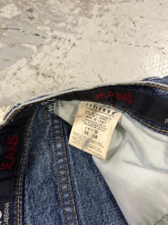 Dolce & Gabbana 2000s Dolce & Gabbana Raw Blue Denim Jeans Size US 31 - 12 Thumbnail
