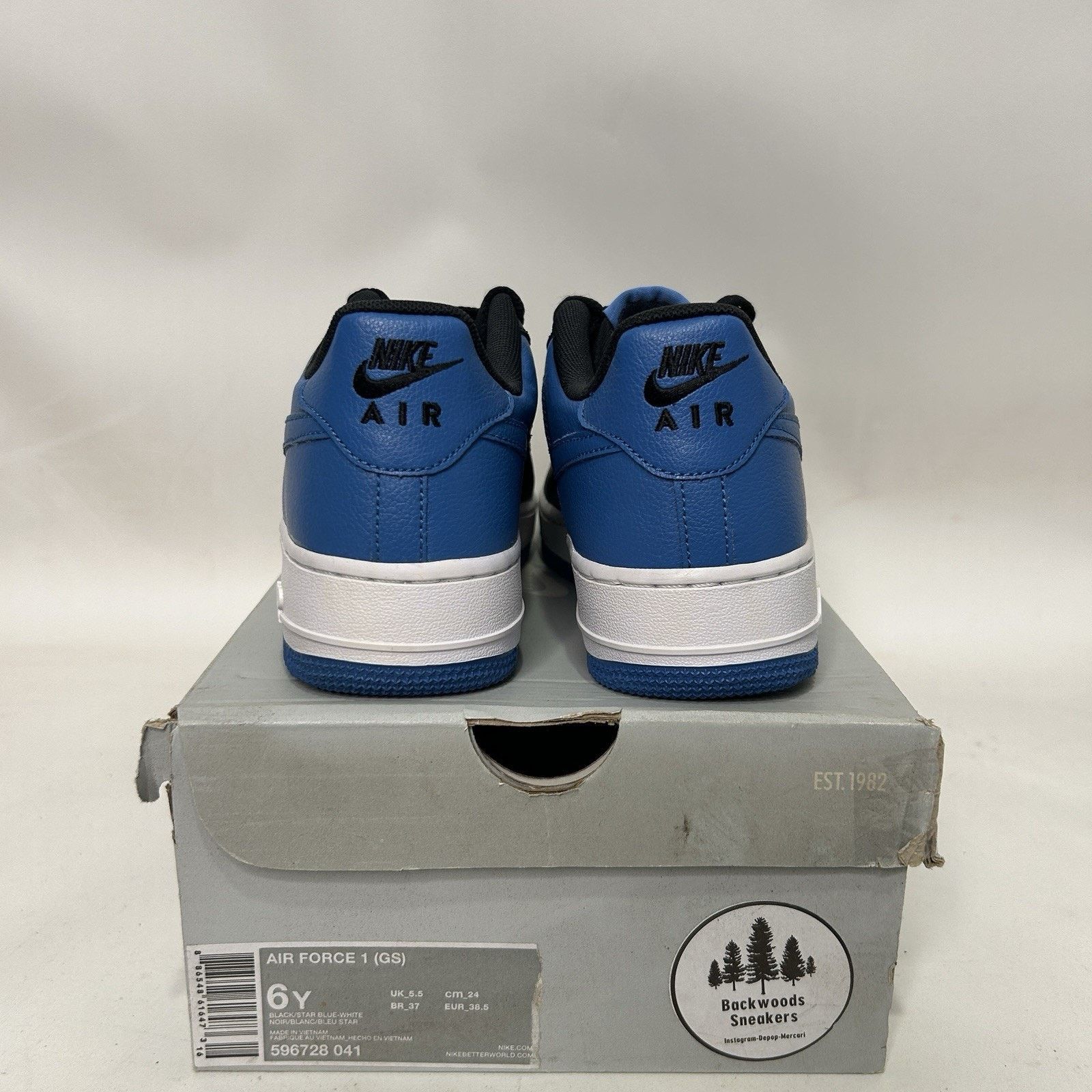 Nike Nike Air Force 1 Low GS “Star Blue” Size US 7.5 / IT 37.5 - 4 Thumbnail