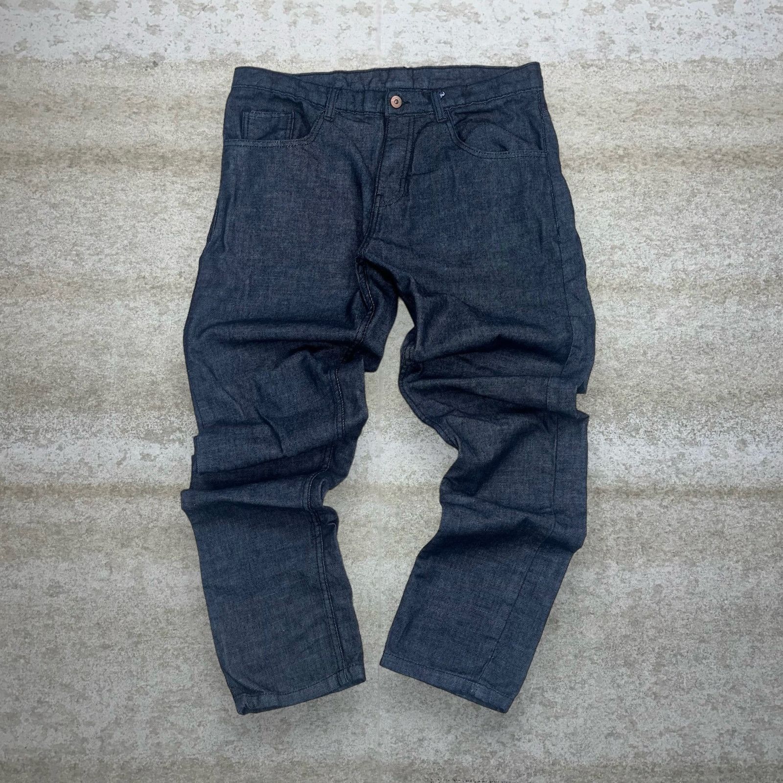 Vintage Vintage Y2K Qruel Skater Jeans 34x34 Straight Leg Blue Wash Size US 34 / EU 50 - 2 Thumbnail