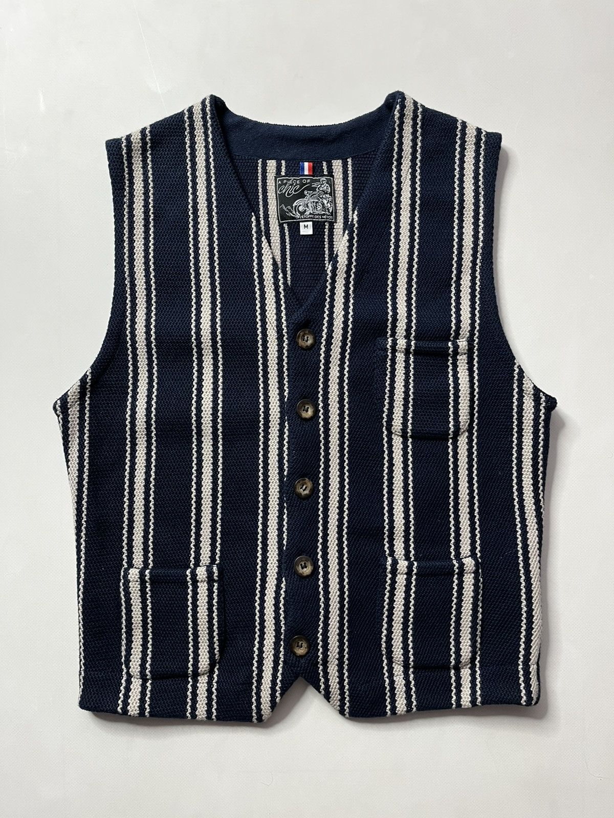 Designer A Piece of Chic Knit vest Size US M / EU 48-50 / 2 - 1 Thumbnail
