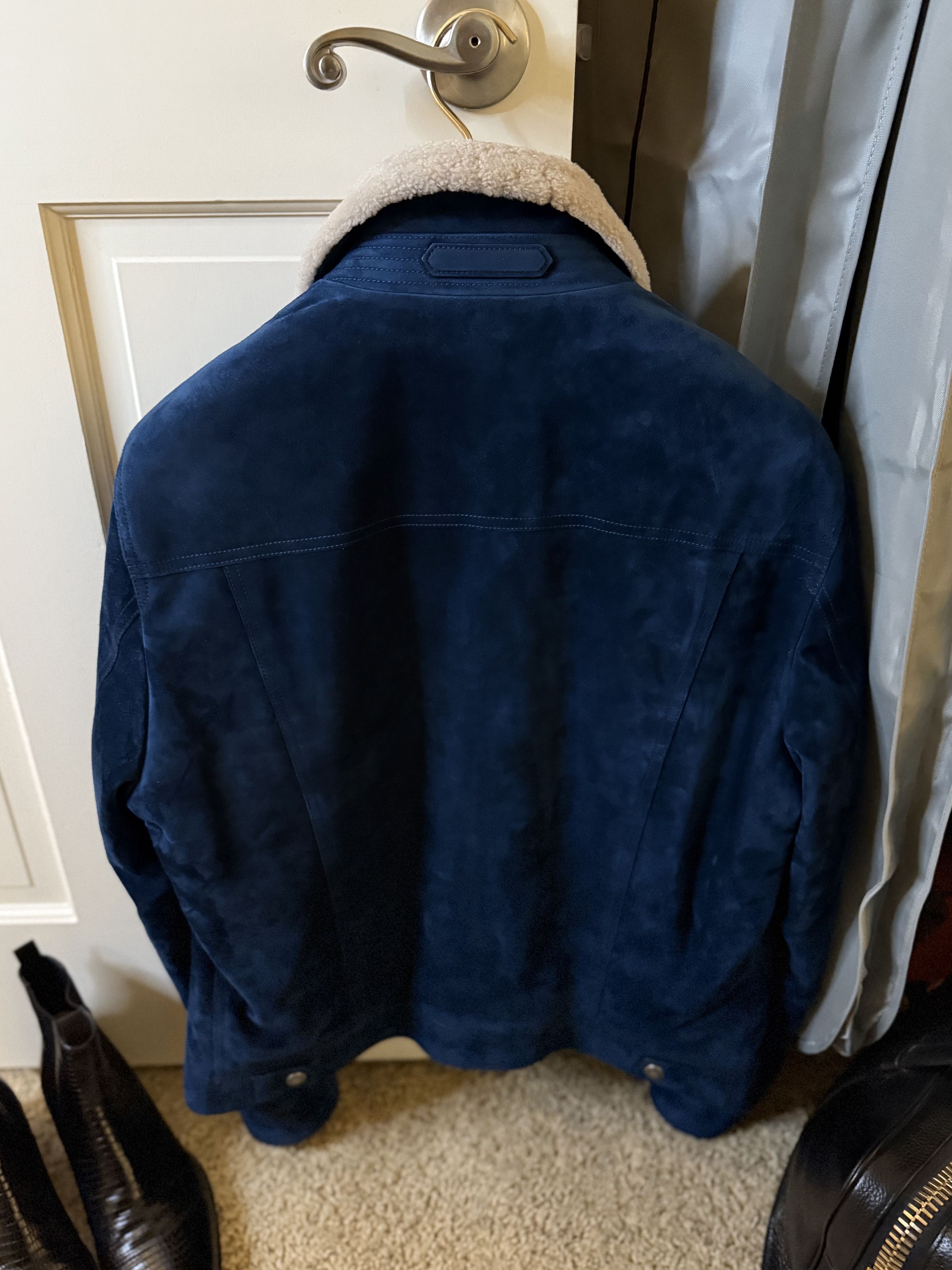 Tom Ford A-List Celeb Favorite, Coveted $9,800 w/tax Suede Shearling Size US L / EU 52-54 / 3 - 16 Thumbnail