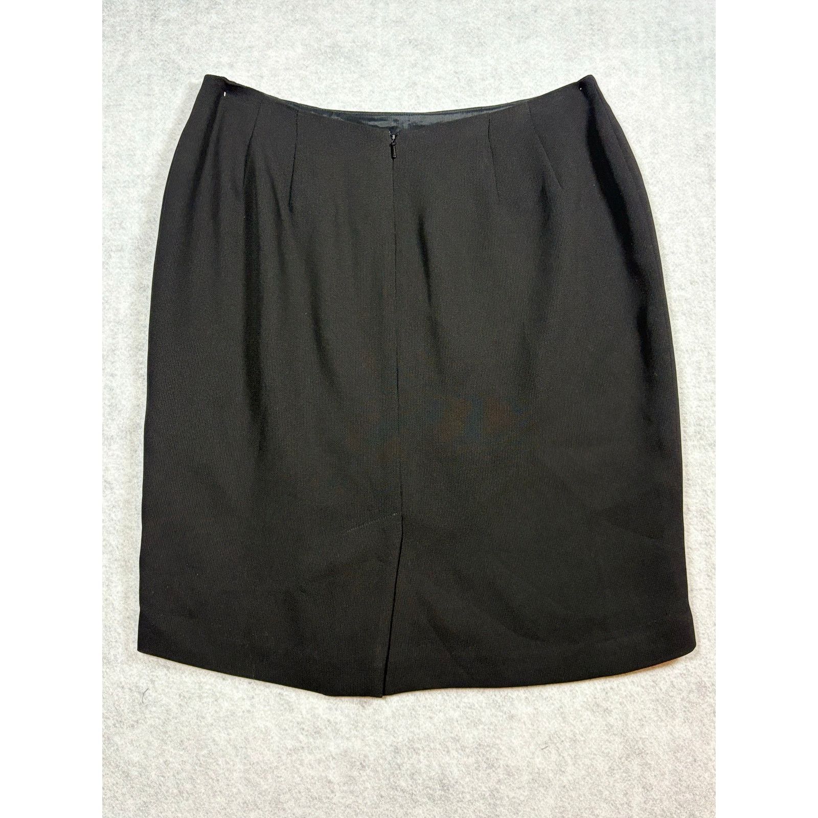 Emanuel Ungaro Emanuel Ungaro EMANUEL Black Pencil Skirt Women Size 14 0530 Size 36" / US 14 / IT 50 - 1 Thumbnail