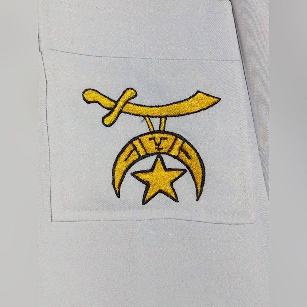 Handmade Custom Masonic Temple Over Shirt with Embroidery Camels / S Size US XXL / EU 58 / 5 - 3 Thumbnail
