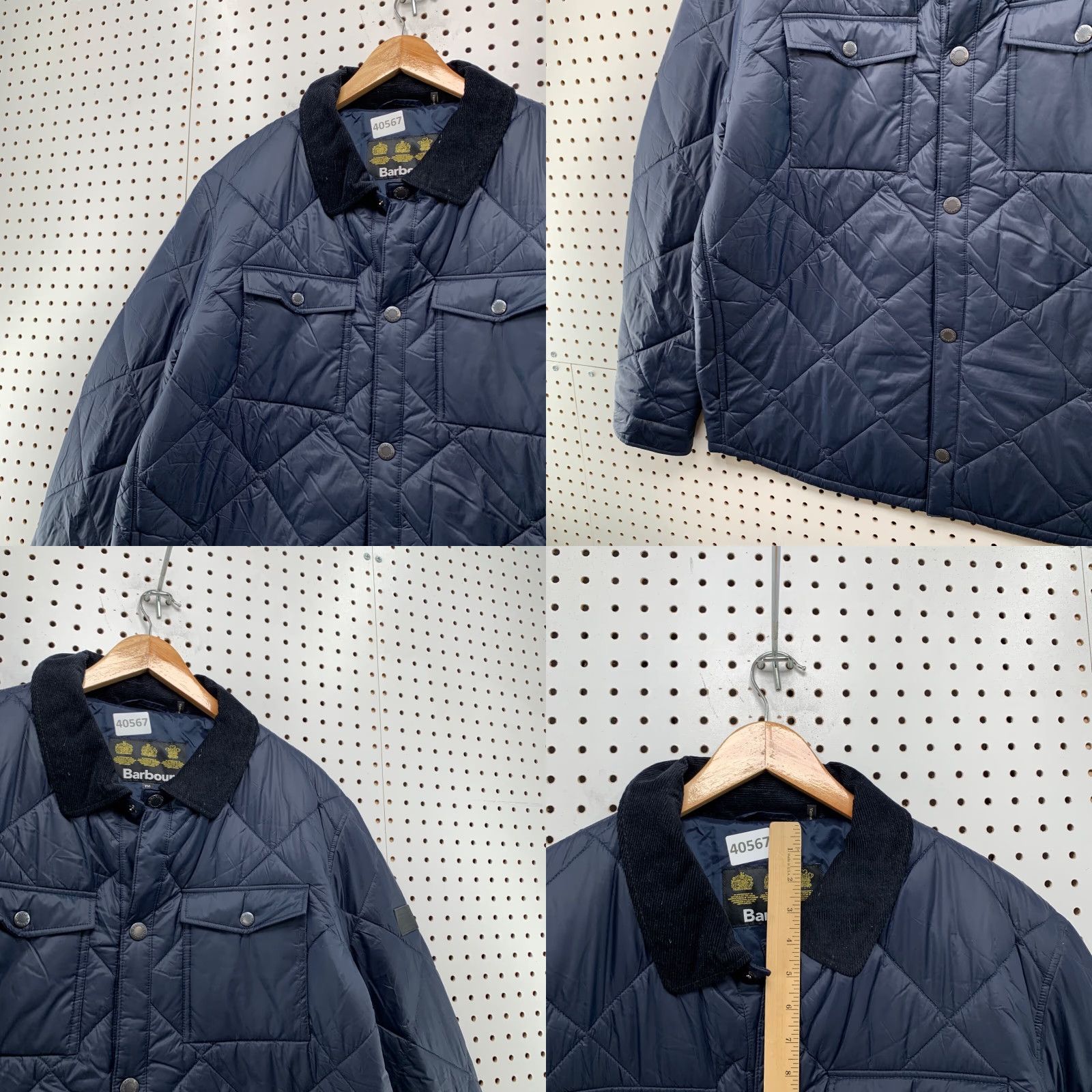 Barbour Barbour Shirt Quilted Jacket Mens 2XL Blue Lightweight Casual 26x30.5 Size US XXL / EU 58 / 5 - 8 Thumbnail