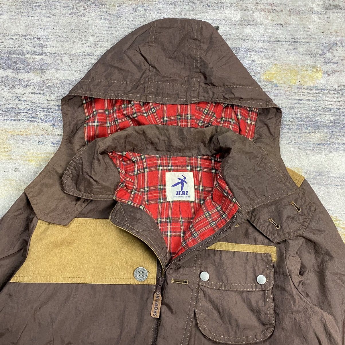 Hai Sporting Gear × Issey Miyake Vintage hai sporting gear jacket brown Size US M / EU 48-50 / 2 - 8 Thumbnail