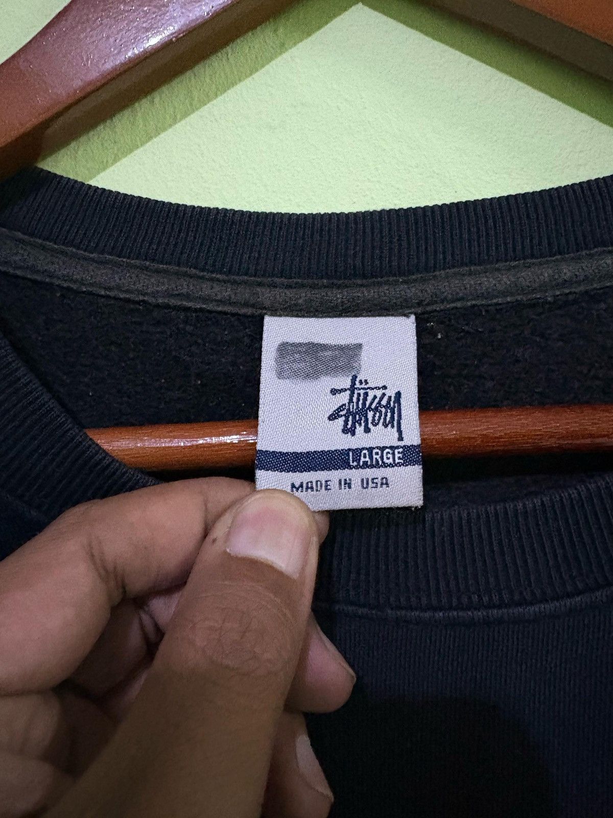 Stussy × Vintage Stussy Sweatshirt Nice Logo Design Rare Design X Logo Size US L / EU 52-54 / 3 - 7 Thumbnail