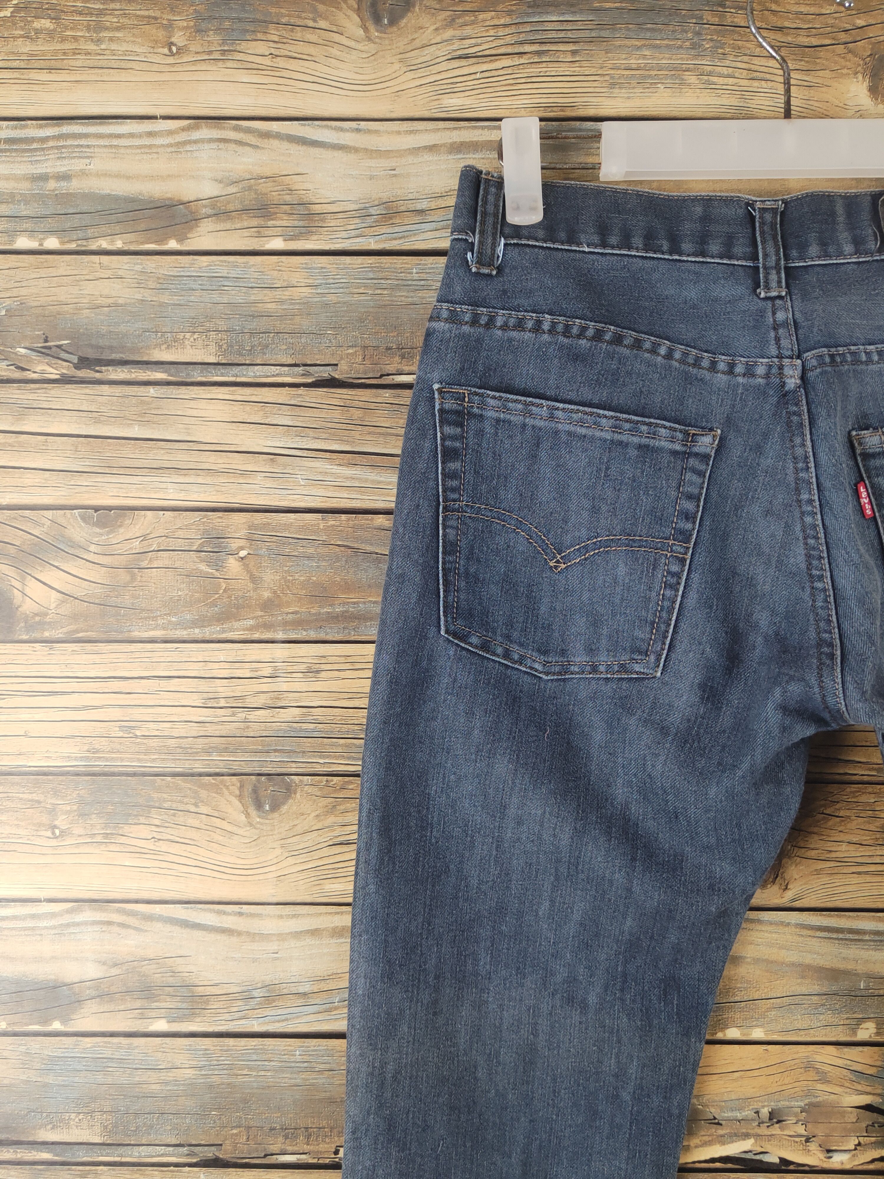 Levi's DL Levi's Dark Blue Distressed Ripped Jeans #2779 Size 28" / US 6 / IT 42 - 9 Thumbnail