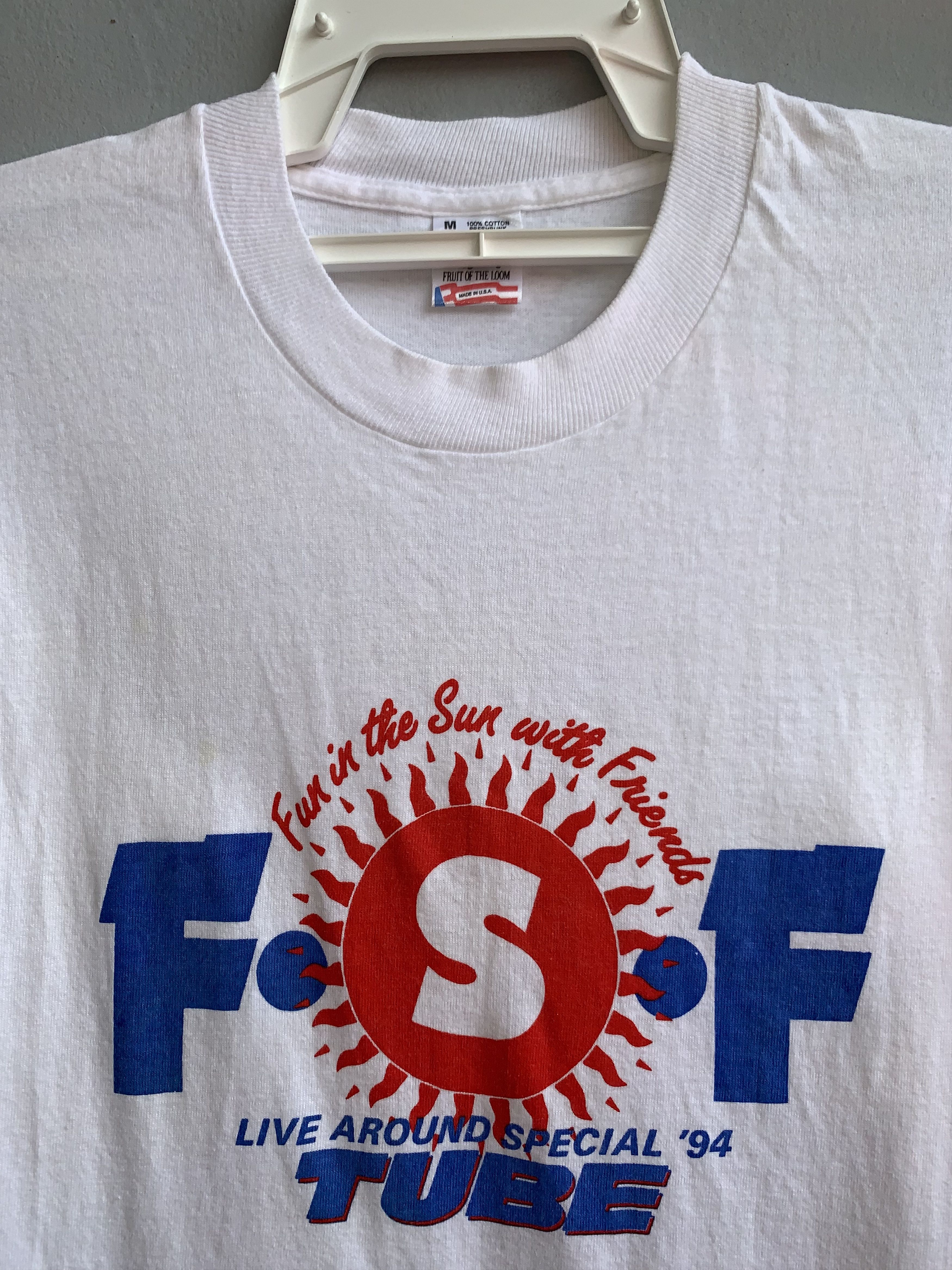 Fruit Of The Loom × Vintage 90's Vintage Shirt Size US M / EU 48-50 / 2 - 2 Thumbnail