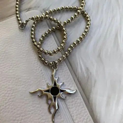 Handmade × Jewelry × Vintage Trend Cool Street Punk Necklace Size ONE SIZE - 2 Thumbnail