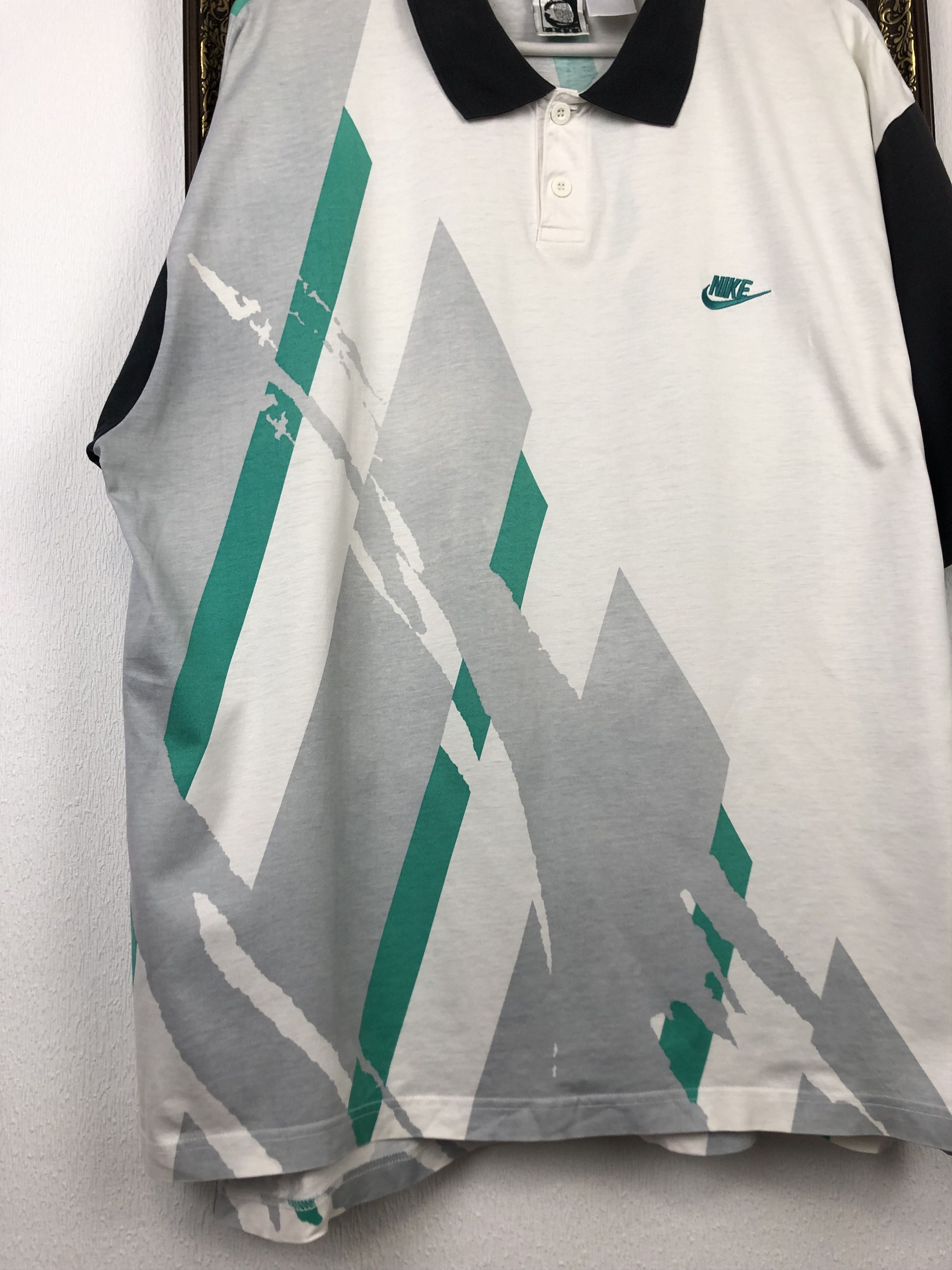 Nike Vintage Nike Challenge Court Agassi Polo Tennis Shirt Mens Size US XL / EU 56 / 4 - 6 Thumbnail