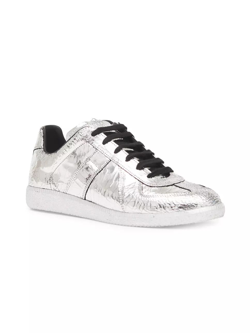 maison margiela metallic sneakers