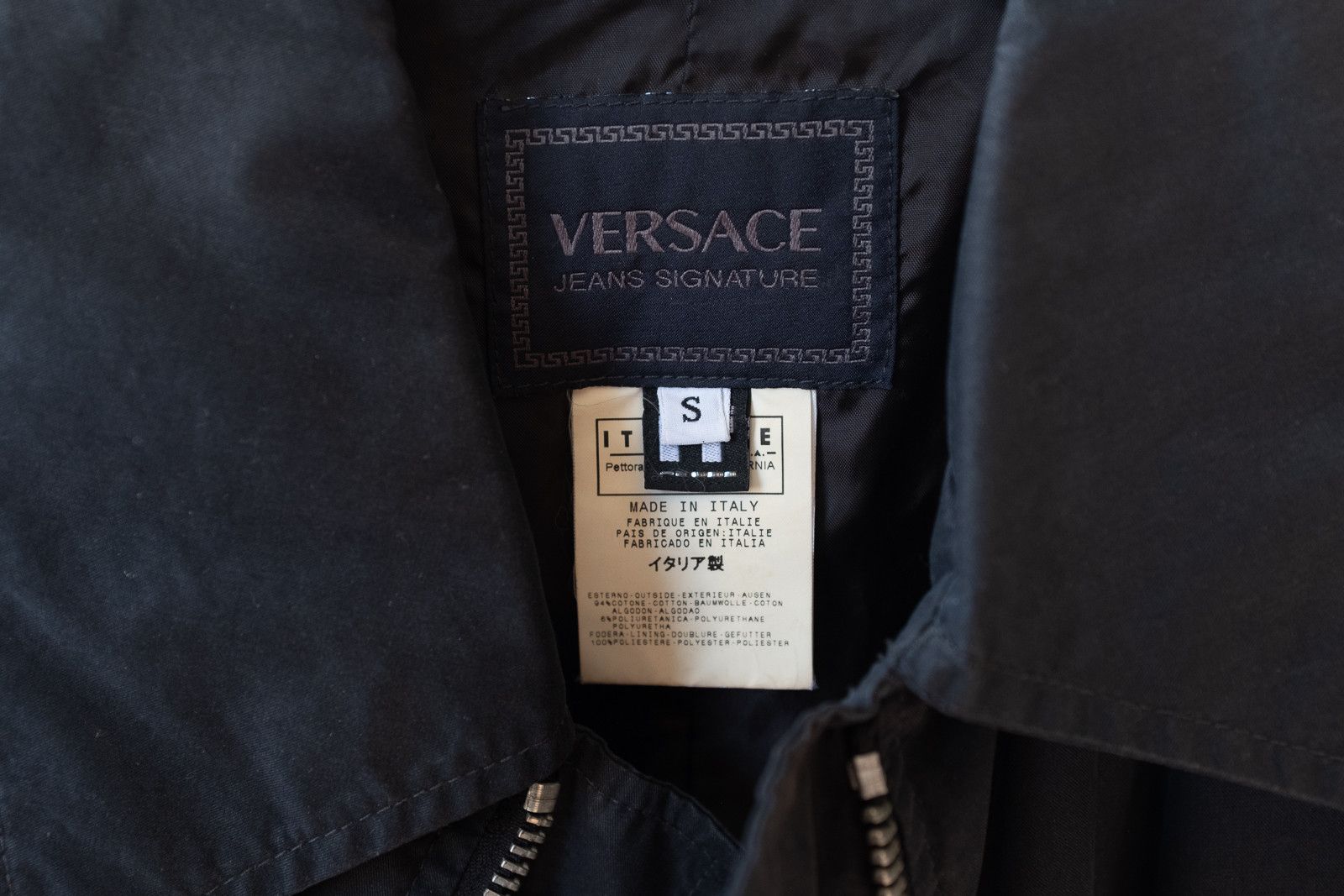 Versace Vintage Versace Jeans Zip Jacket S Size US S / EU 44-46 / 1 - 6 Thumbnail