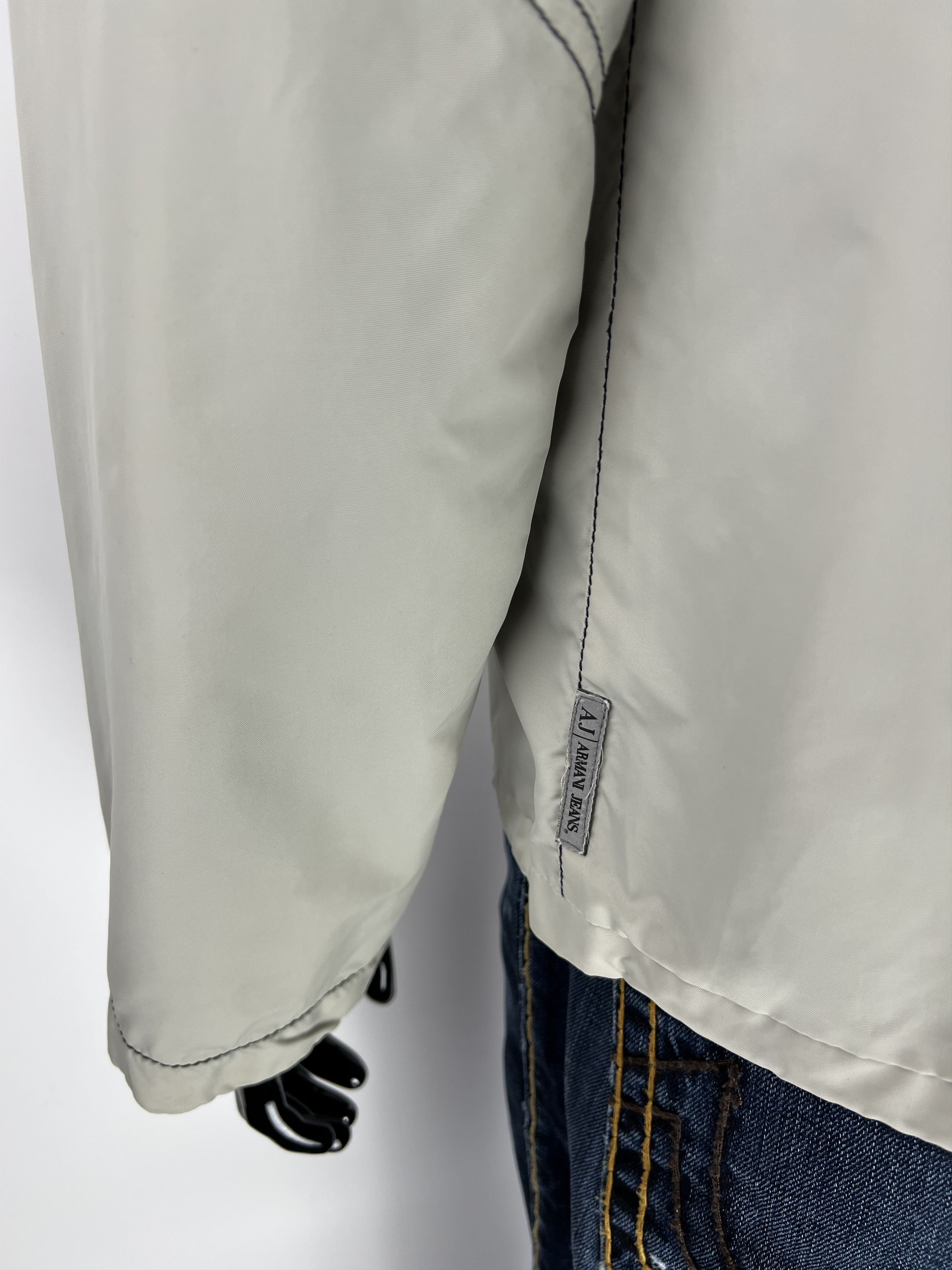 Armani Vintage Armani Jeans Men's Gray Nylon Jacket Size EU48 Size US M / EU 48-50 / 2 - 5 Thumbnail