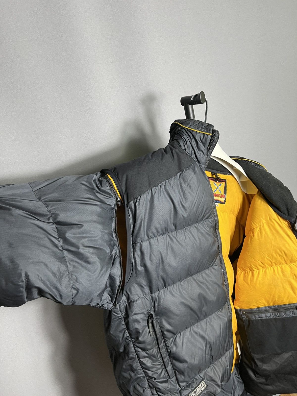 Vintage Men MONTURA down jacket gilet transformer 2in1 pertex puffer Size US XL / EU 56 / 4 - 14 Thumbnail