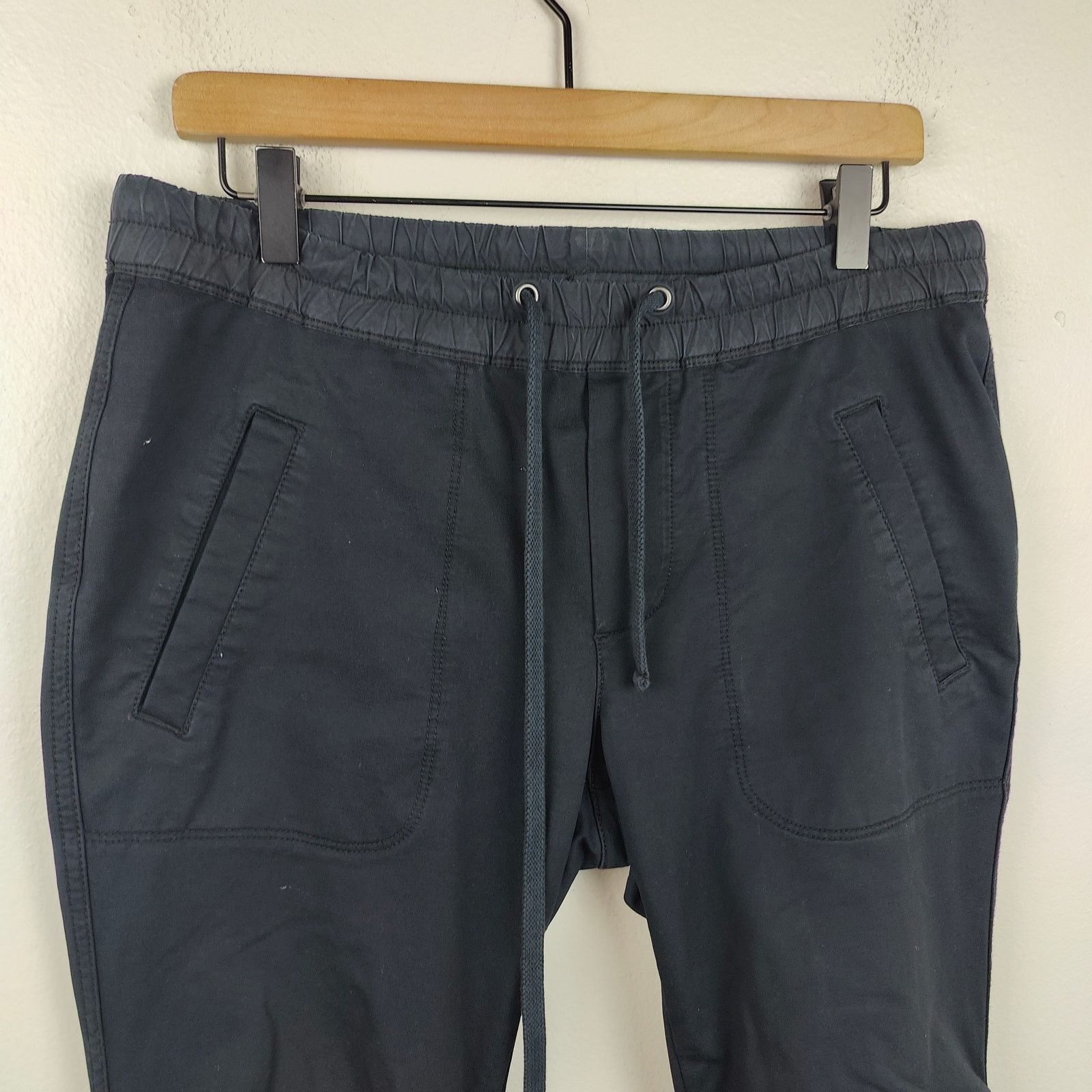 James Perse Standard James Perse Pants Womens 2 Medium Black Size 30" / US 8 / IT 44 - 2 Thumbnail
