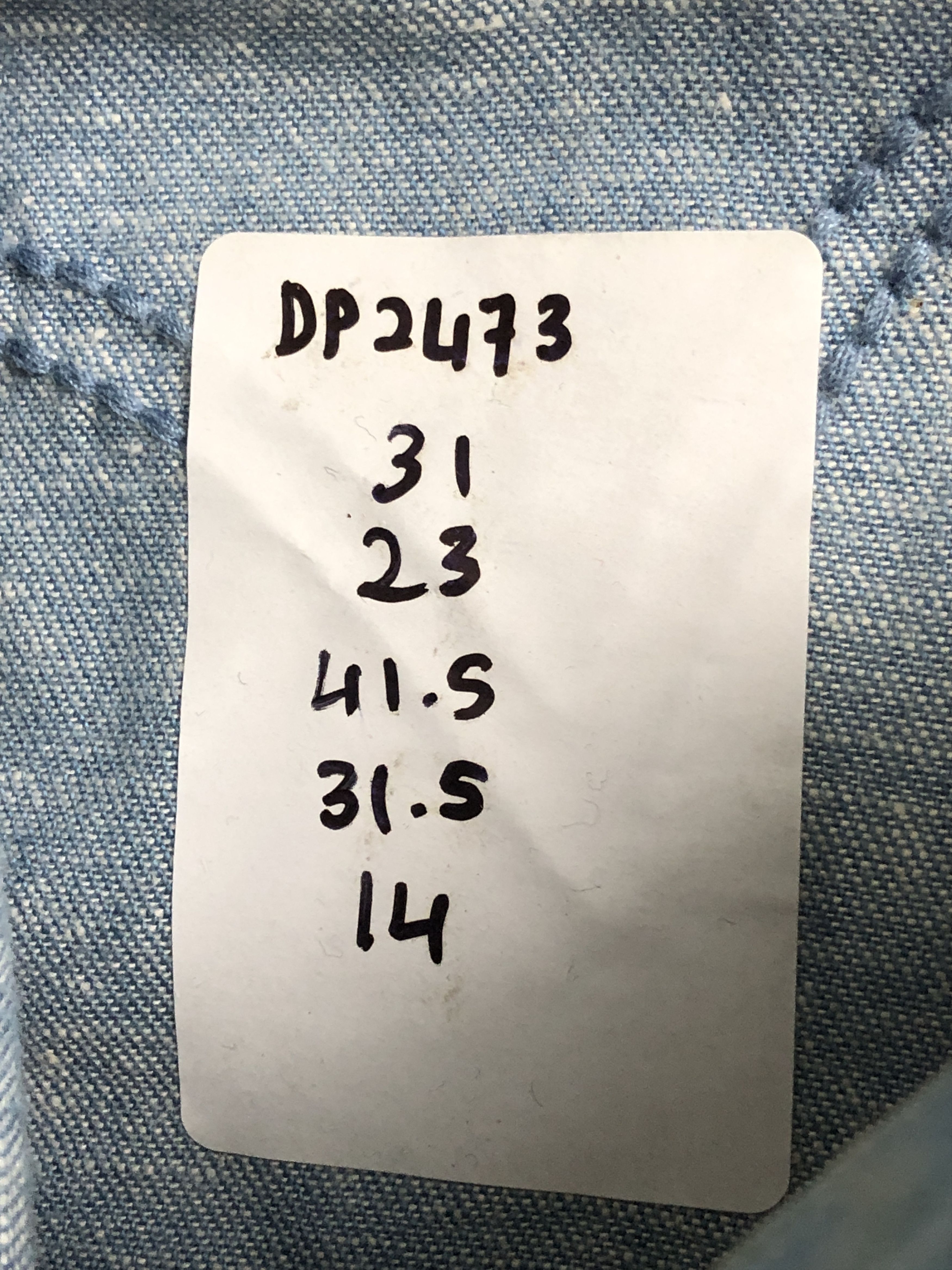 Levi's Vintage Levis Black Tab Made Crafted Light Wash Jeans DP2473 Size US 31 - 17 Thumbnail