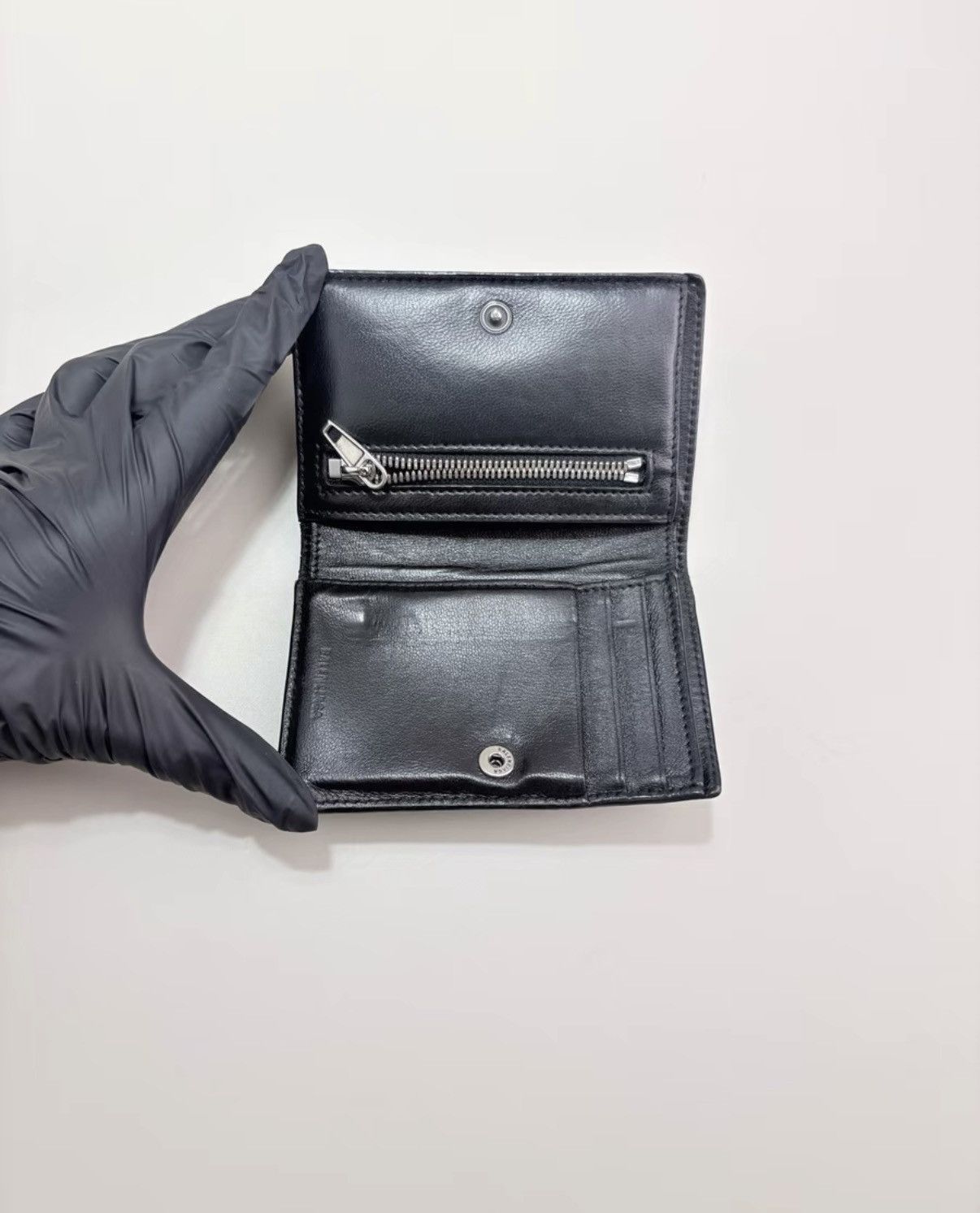 Balenciaga BALENCIAGA Crocodile Embossed Card Holder K1 Size ONE SIZE - 6 Thumbnail