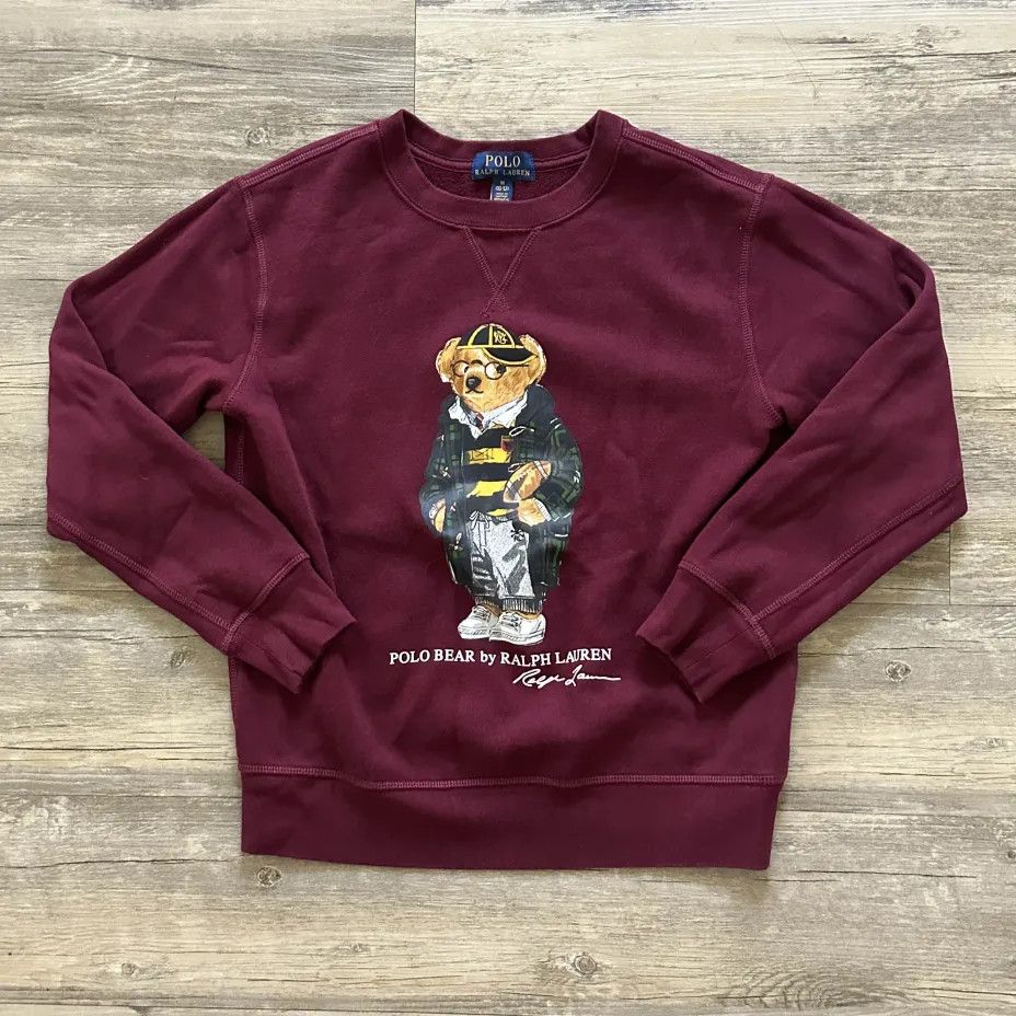 Polo Ralph Lauren Polo Ralph Lauren Game Day Polo Bear Sweatshirt Size US M / EU 48-50 / 2 - 1 Thumbnail