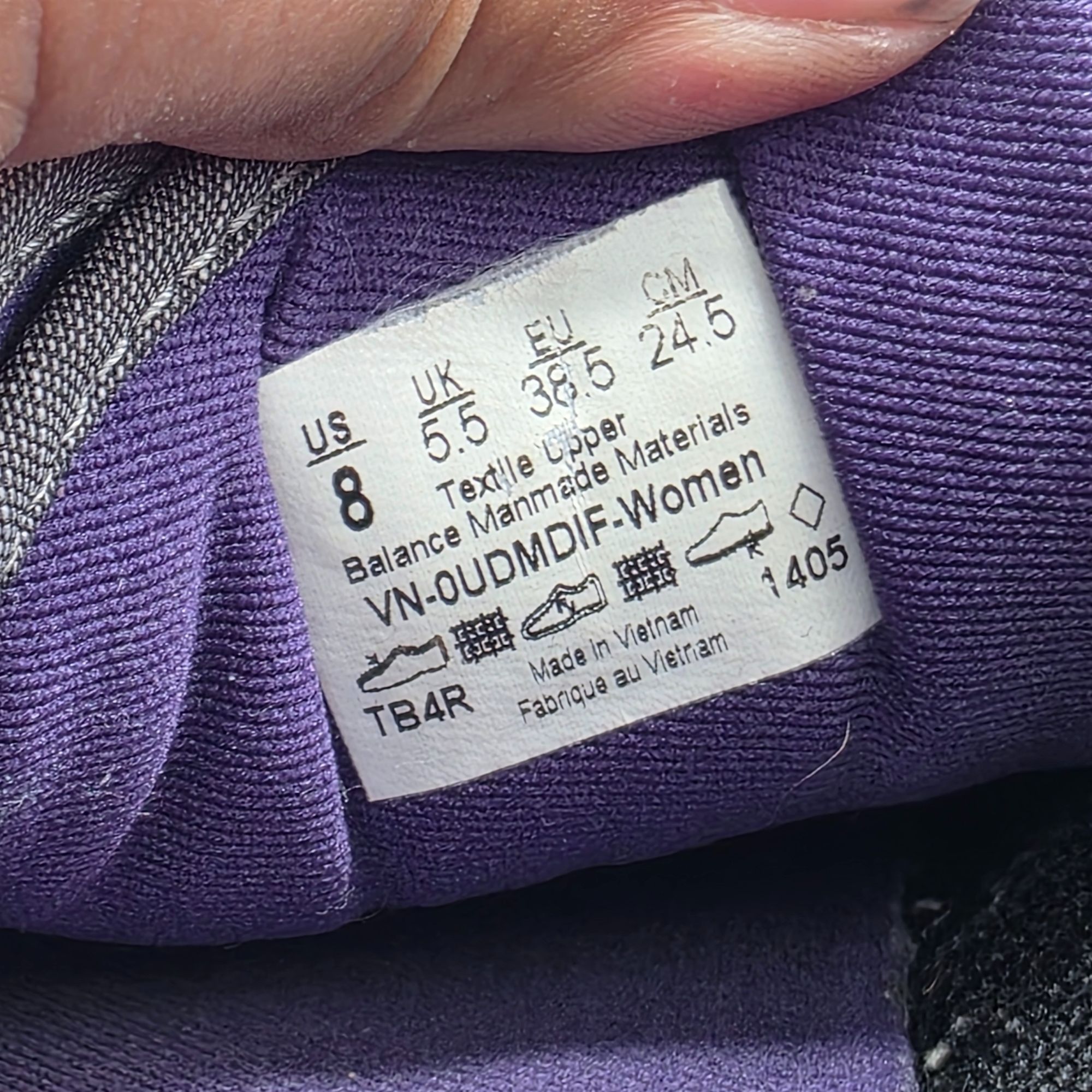 Vans Vans Atwood Womens Size 8 Gray Purple Sneaker Shoes Skateboa Size US 8 / EU 41 - 6 Thumbnail