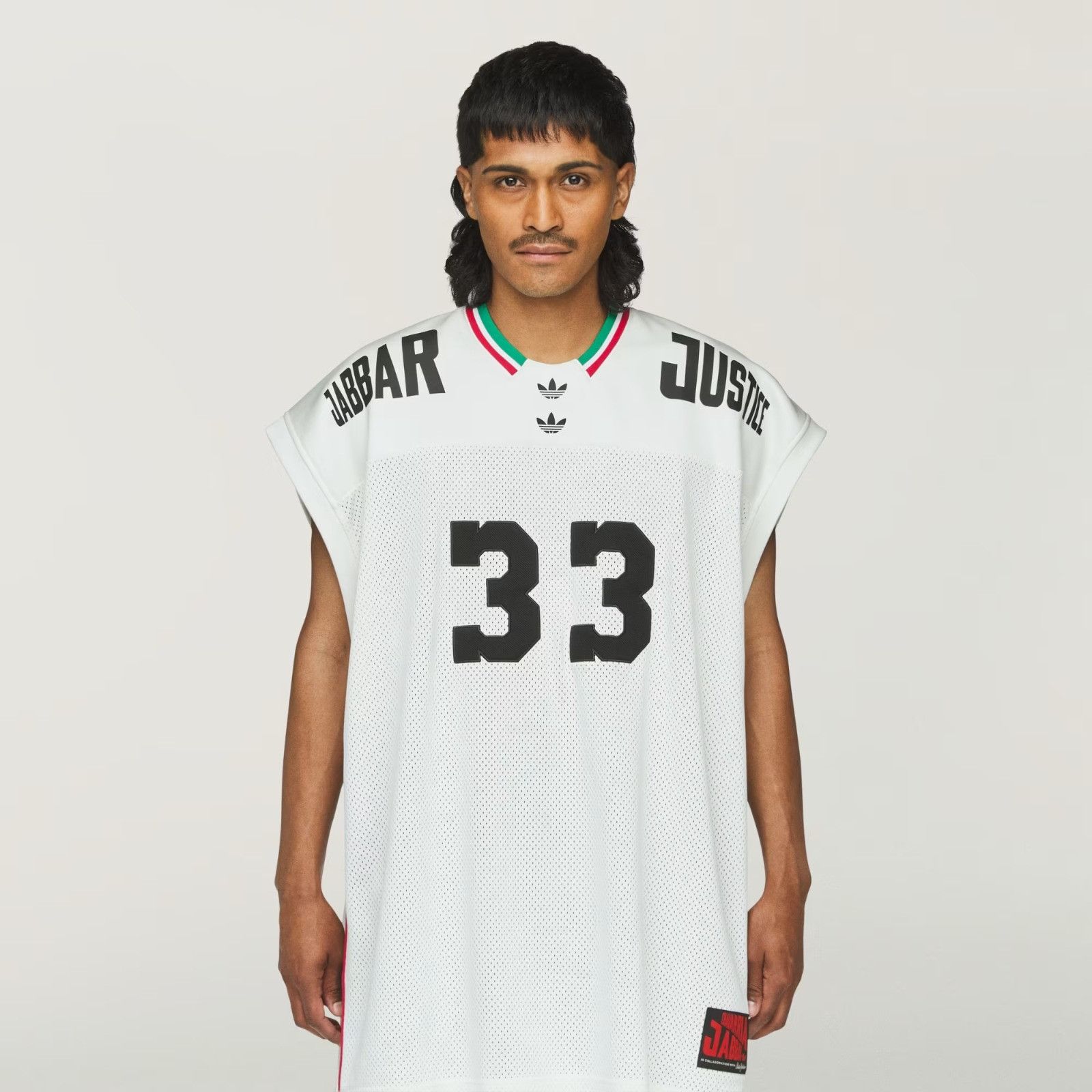 Adidas × Willy Chavarria o1mle0526 Jabbar Basketball Jersey Tank Tops in Off White Size US M / EU 48-50 / 2 - 2 Thumbnail